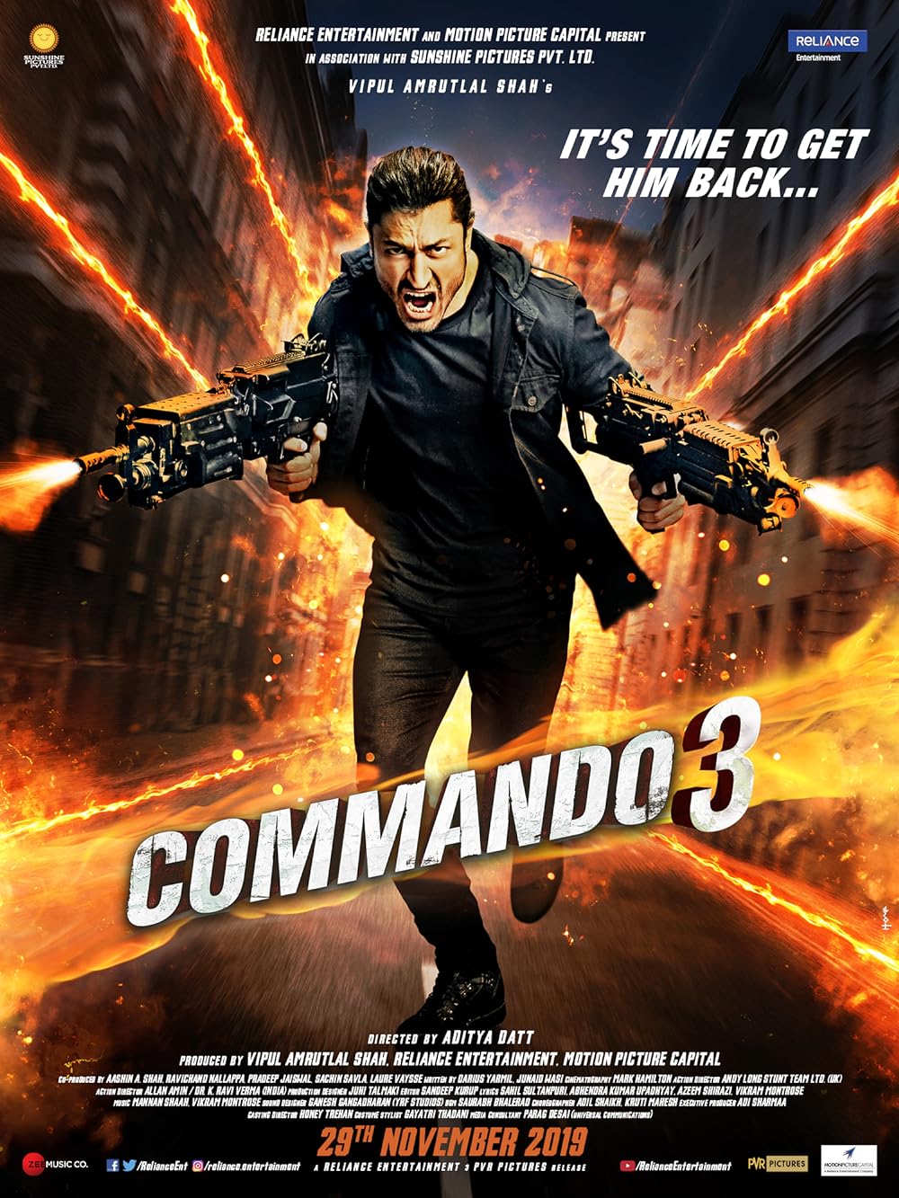 Download Commando 3 (2019) Hindi Movie Bluray || 480p [400MB] || 720p [1.2GB] || 1080p [3.3GB]