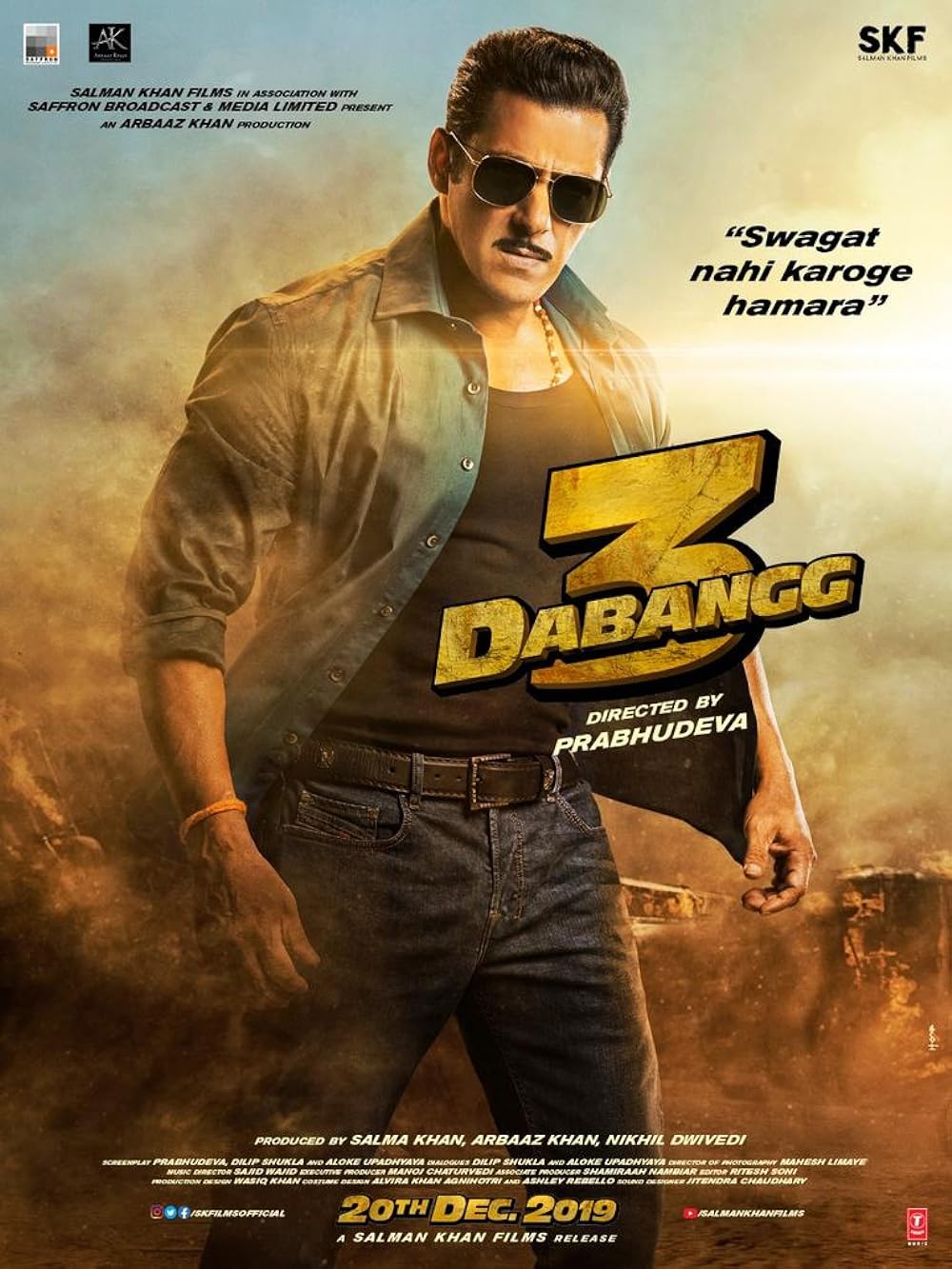 Download Dabangg 3 (2019) Hindi Movie Web-DL 480p [400MB] || 720p [1.2GB]  || 1080p [2.4GB]