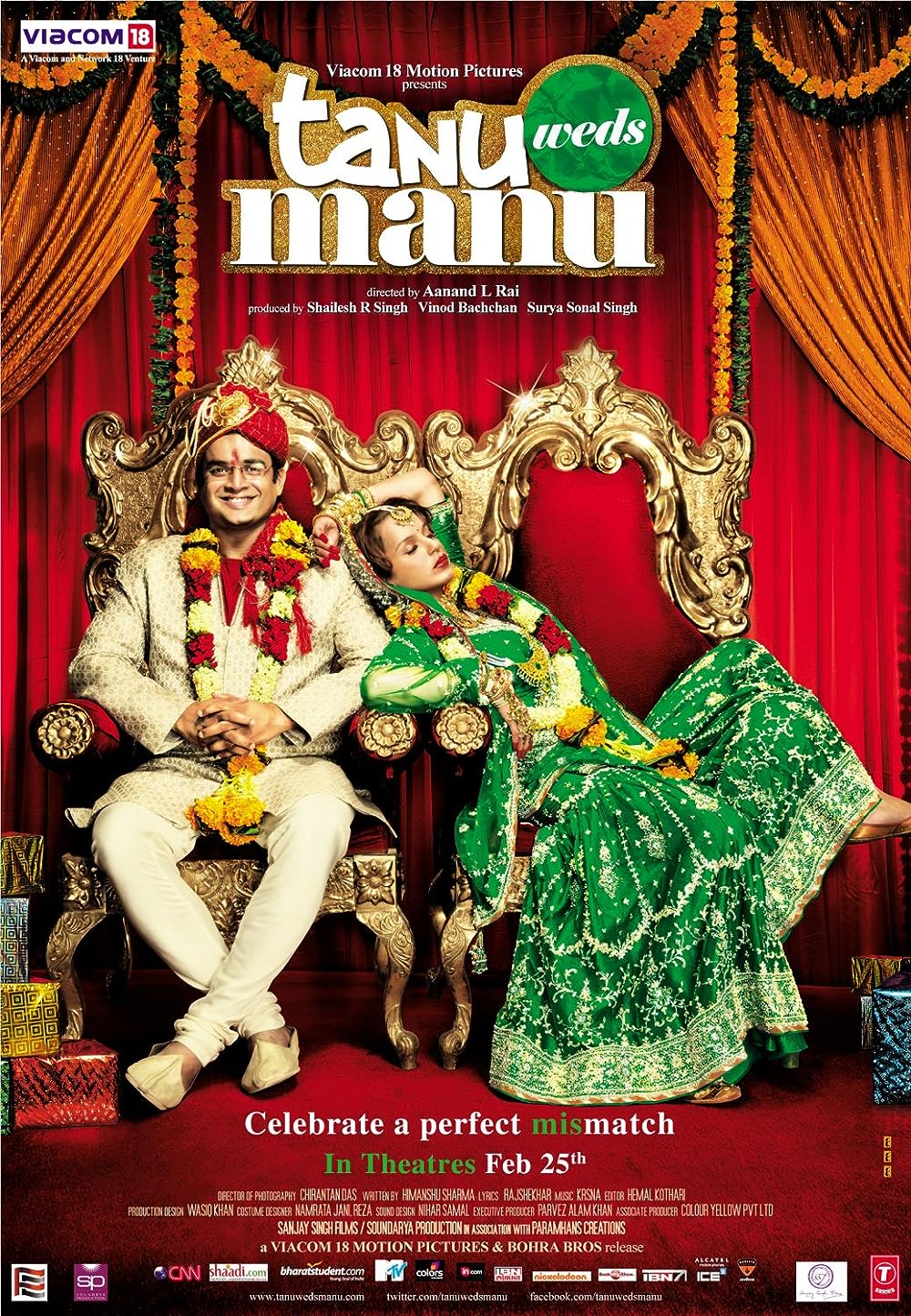 Download Tanu Weds Manu (2011) Hindi Movie Bluray || 720p [1.5GB] ||