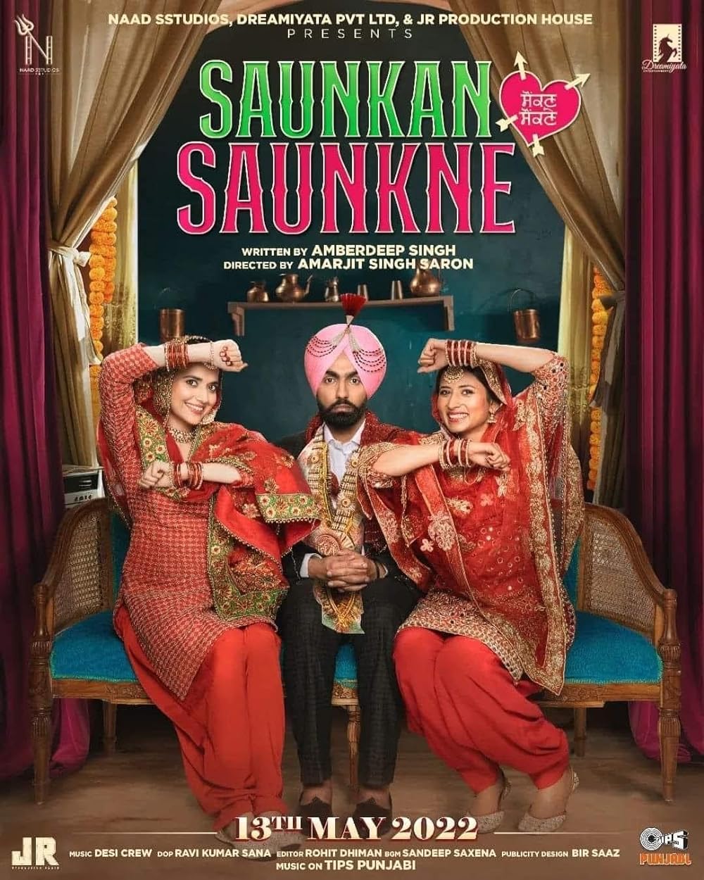 Download Saunkan Saunkne (2022) Punjabi Movie Cam Rip || 720p [1GB]
