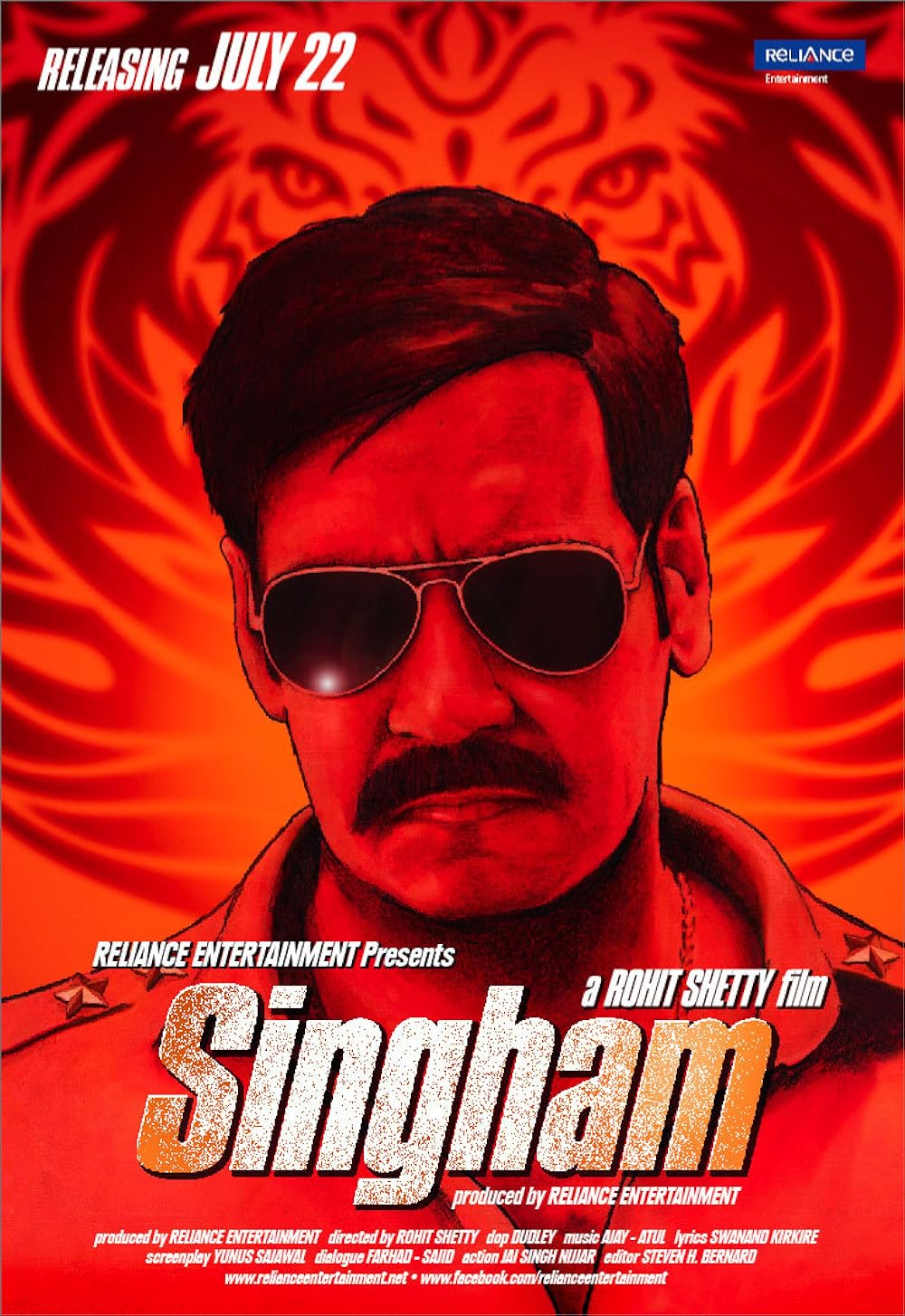 Download Singham (2011) Hindi Movie Bluray || 720p [700MB] || 1080p [2.2GB]