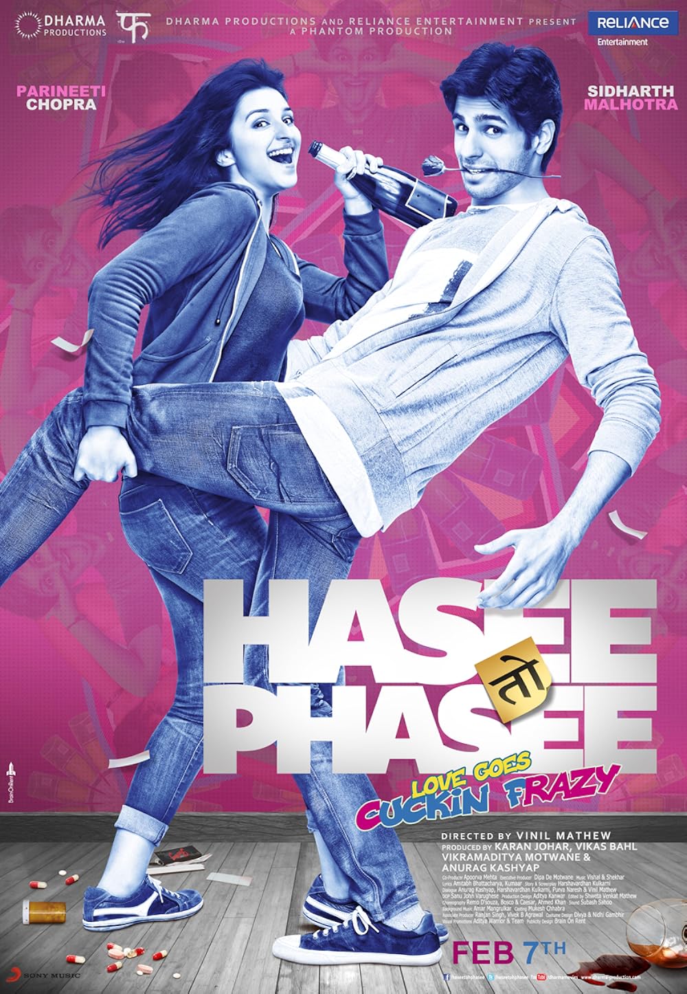 Download Hasee Toh Phasee (2014) Hindi Movie Bluray || 720p [1GB] || 1080p [1.7GB]