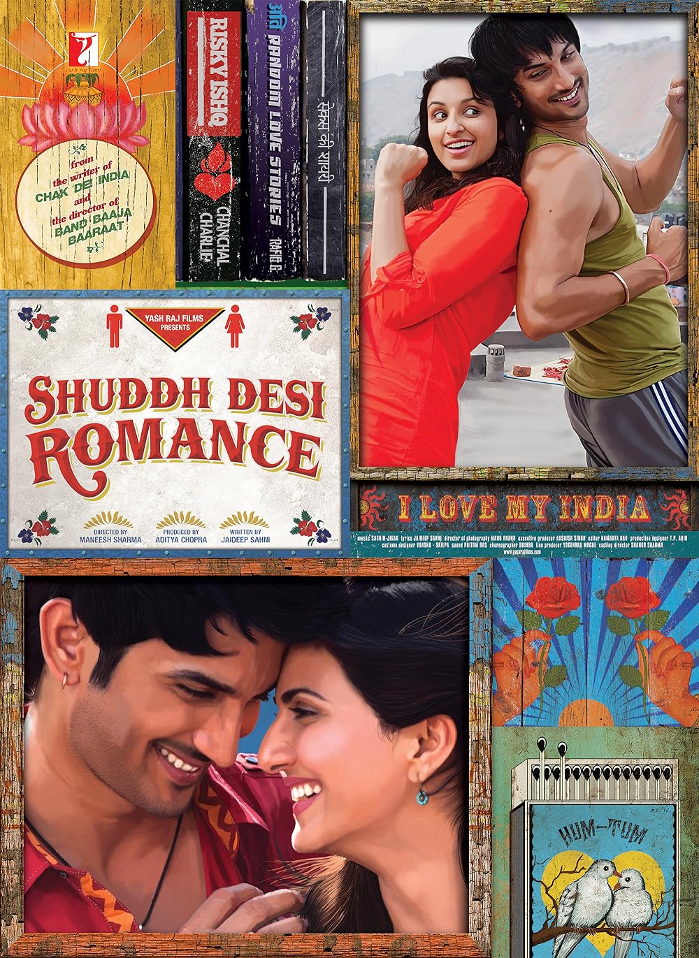 Download Shuddh Desi Romance (2013) Hindi Movie Bluray || 720p [700MB]