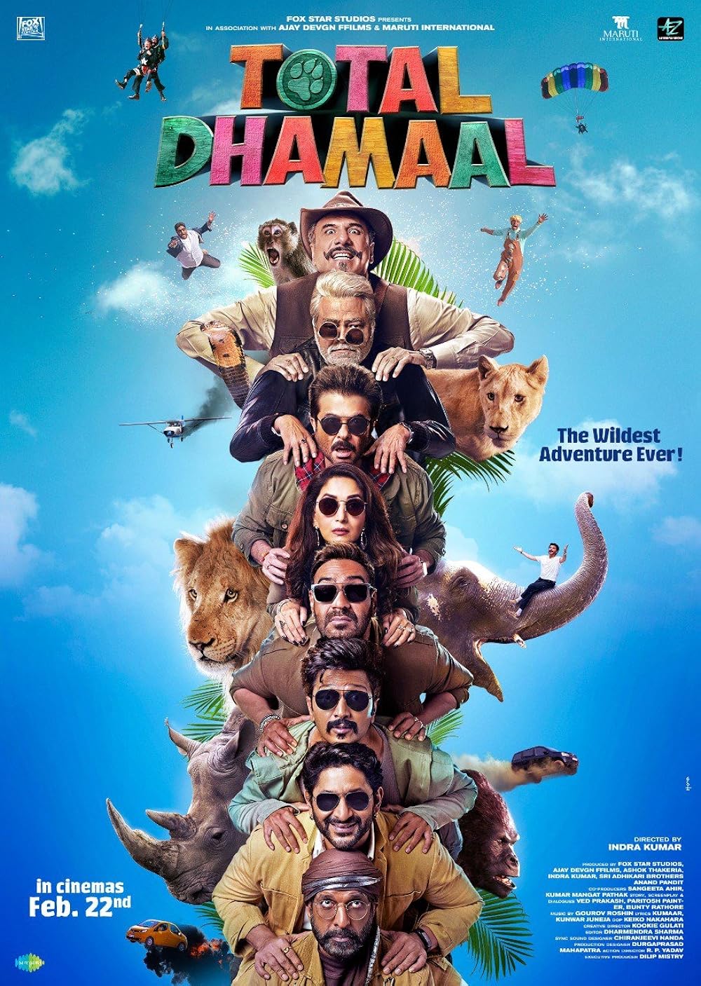 Download Total Dhamaal (2019) Hindi Movie Bluray || 720p [1.4GB] || 1080p [1.9GB]
