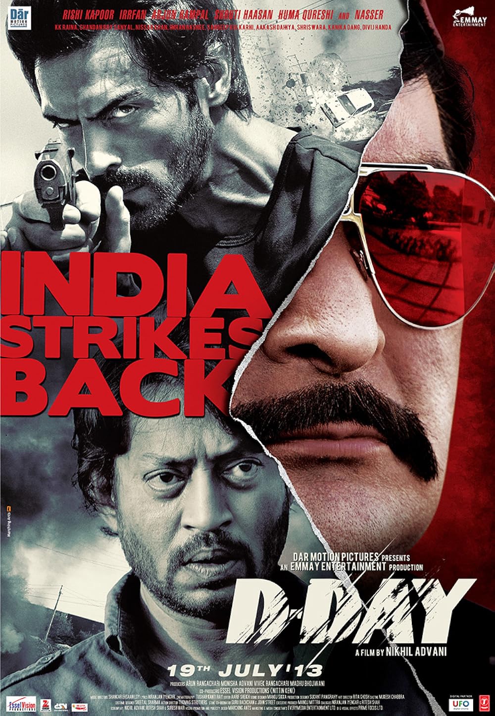 Download D-Day (2013) Hindi Movie Bluray || 480p [450MB] || 720p [1.2GB]