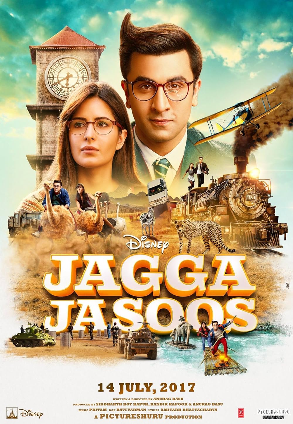 Download Jagga Jasoos (2017) Hindi Movie Web-DL Print 480p [500MB] || 720p [1.2GB]