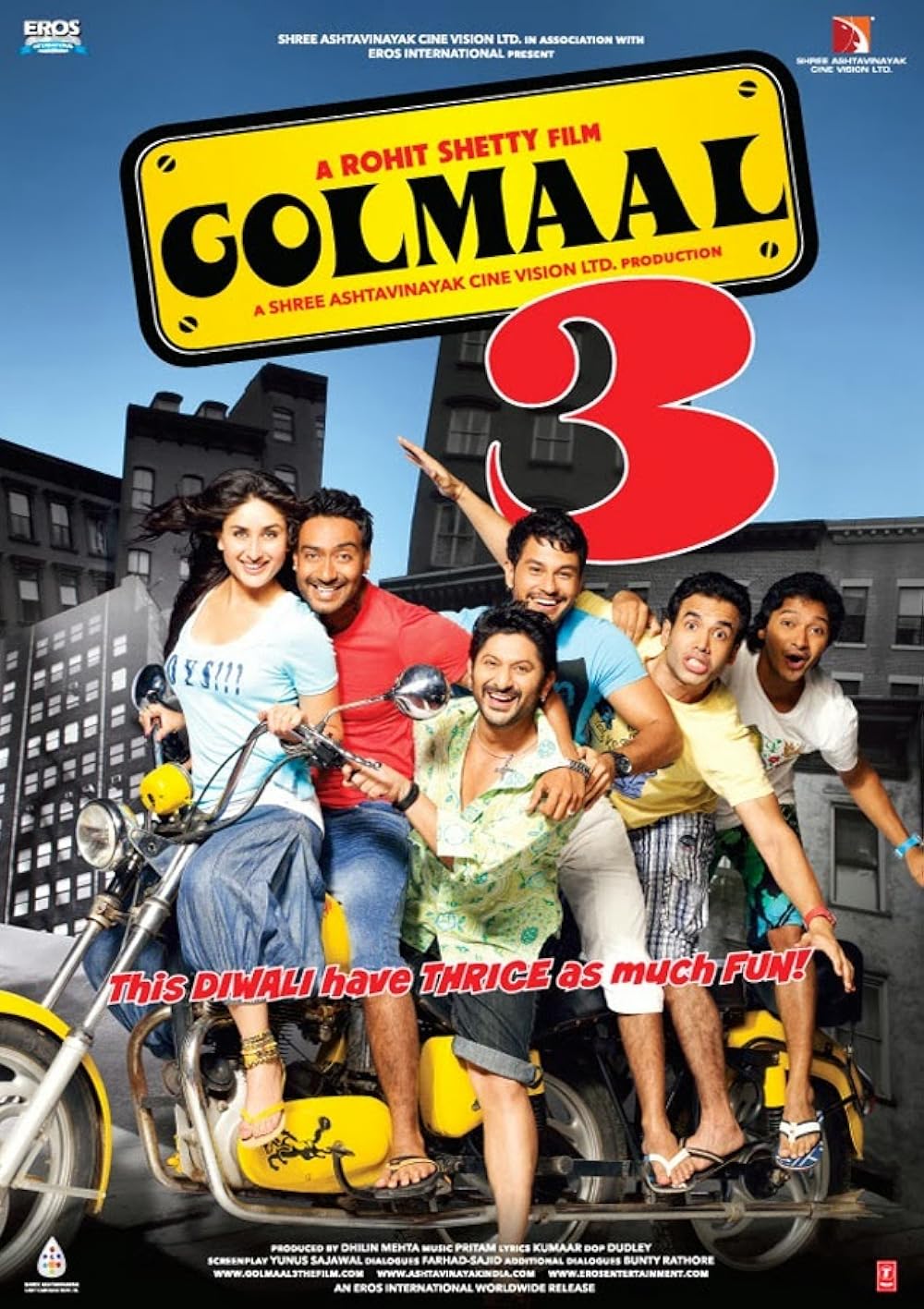 Download Golmaal 3 (2010) Hindi Movie Bluray || 720p [1.3GB]