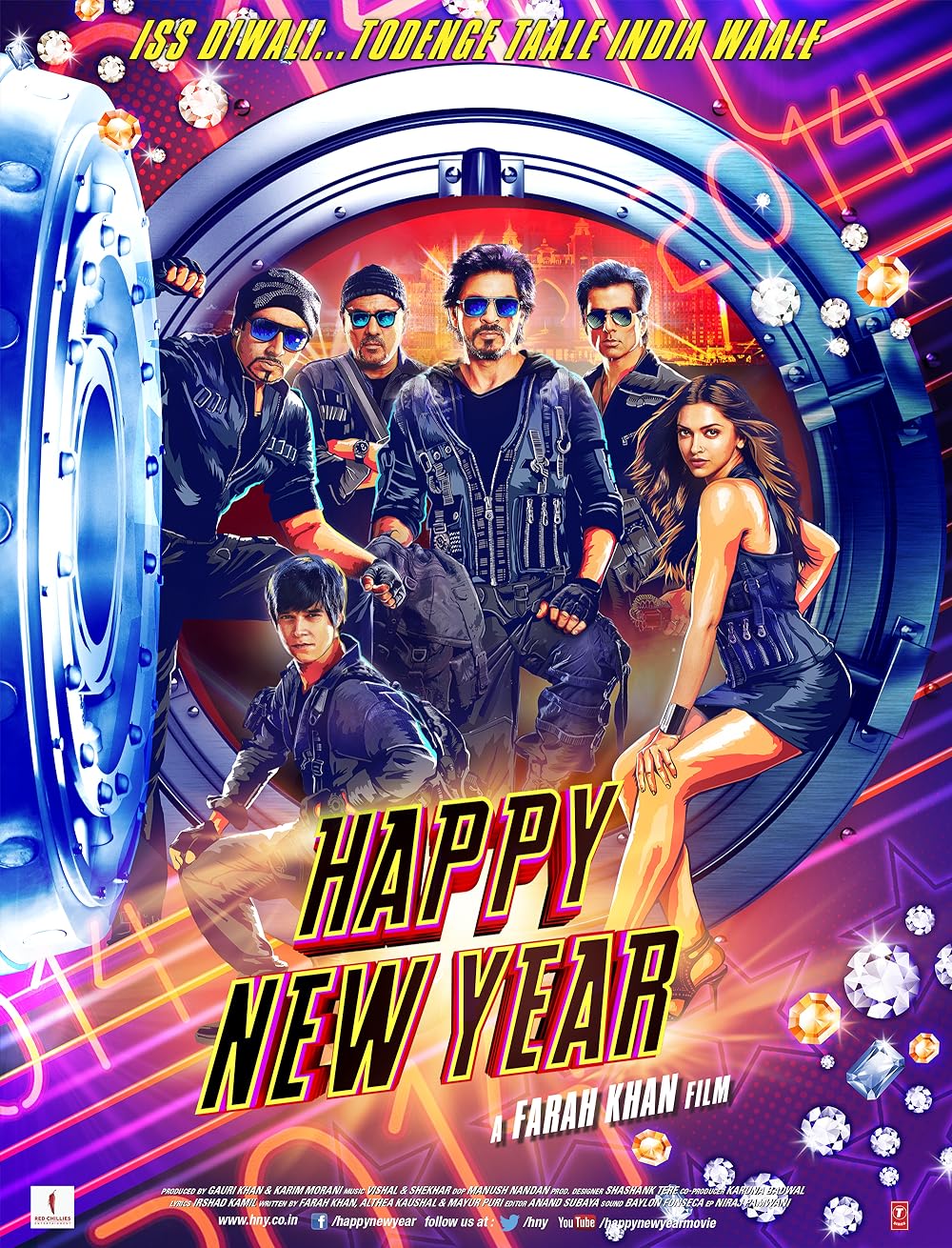 Download Happy New Year (2014) Hindi Movie Bluray || 720p [1.3GB] || 1080p [2.8GB]