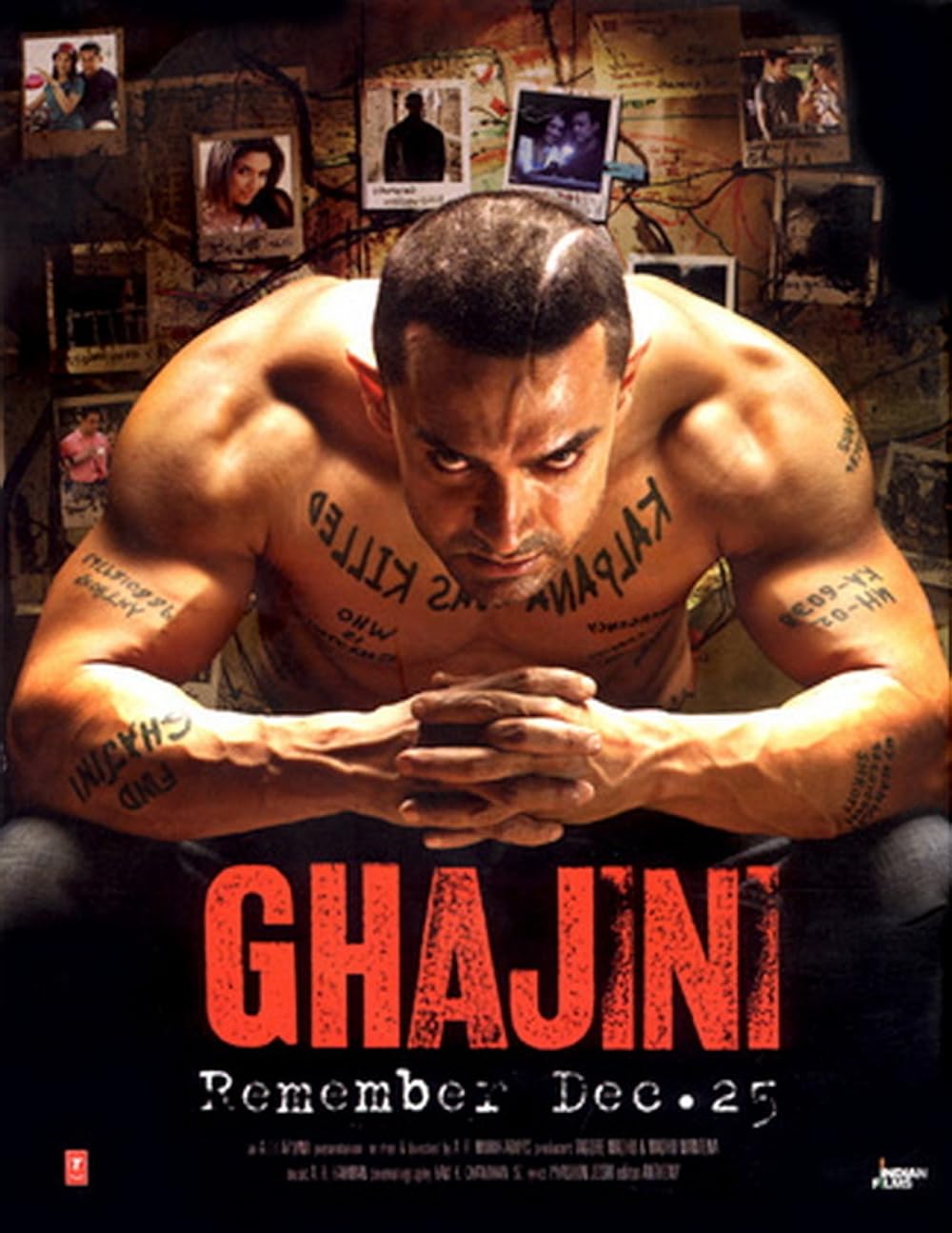 Download Ghajini (2008) Hindi Movie Bluray || 720p [1.7GB] || 1080p [3GB]