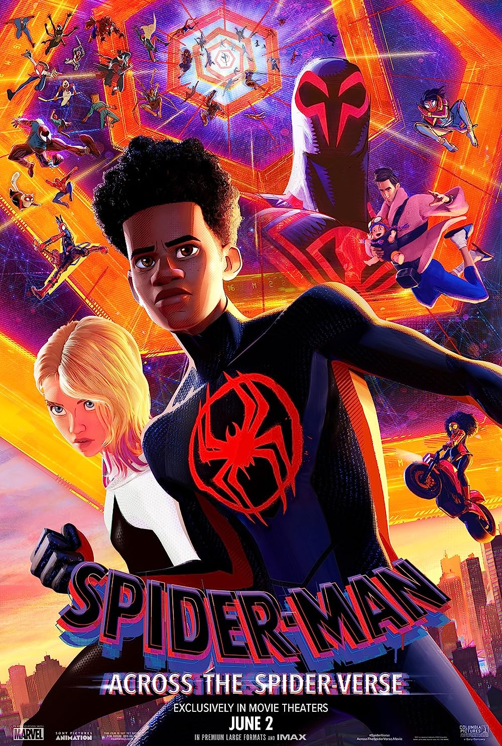 Download Spider-Man: Across The Spider-Verse (2023) Hindi (Clean) + English Movie HDRiP || 480p [500MB] || 720p [1.2GB]  || 1080p [2.5GB]
