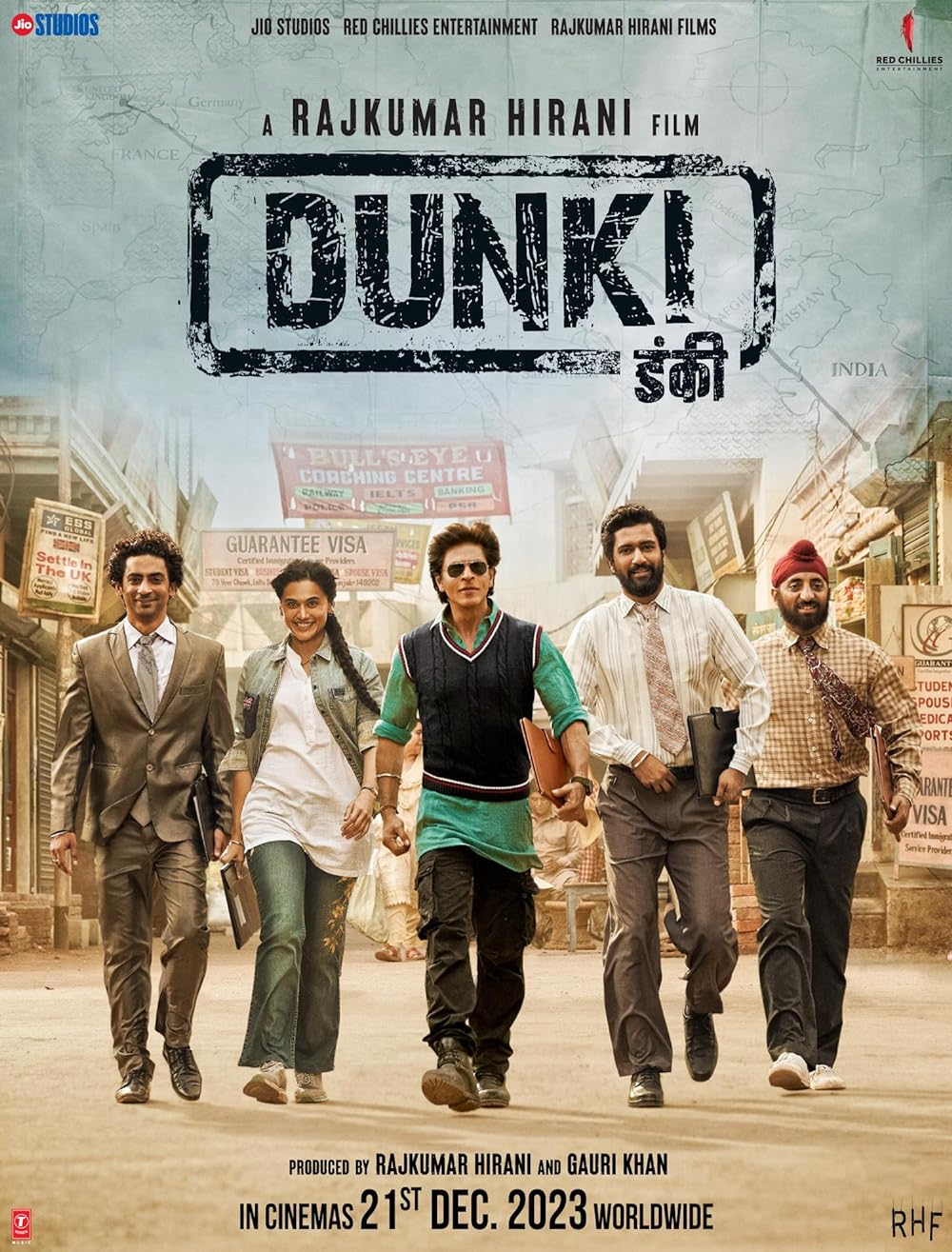 Download Dunki (2023) Hindi Movie WEB-DL || 480p [500MB] || 720p [1.2GB] || 1080p [3.5GB]