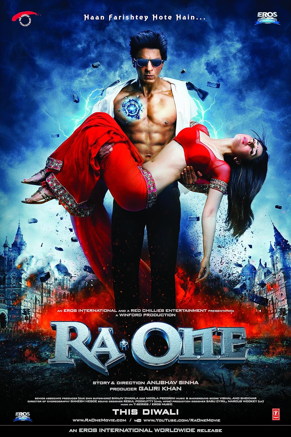 Download Ra.One (2011) Hindi Movie Bluray || 1080p [5.4GB]