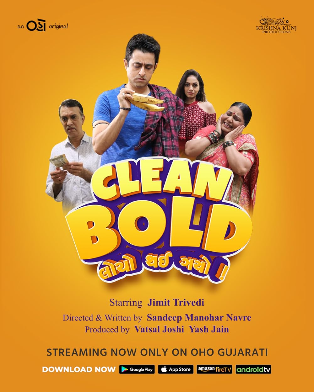 Download Clean Bold (2022) Gujarati Movie WEB-DL 720p [545MB]