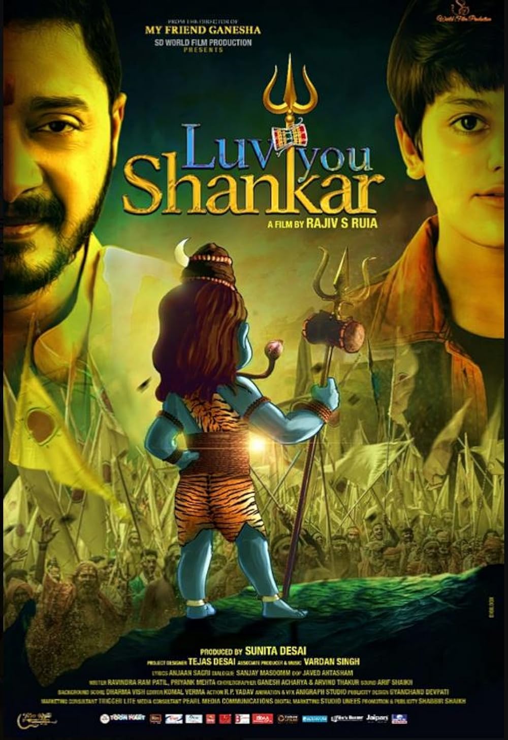 Download Luv You Shankar (2024) Hindi-Telugu-Tamil Movie CAMRiP || 1080p [2.4GB]