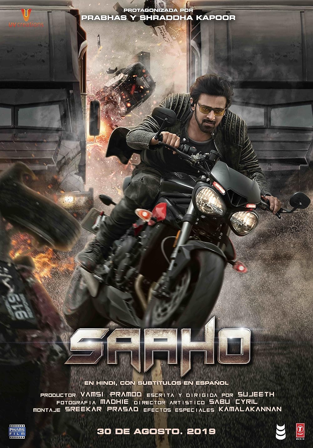 Download Saaho (2019) Hindi Movie WEB-DL 480p [400MB] || 720p [1GB] || 1080p [2.6GB]