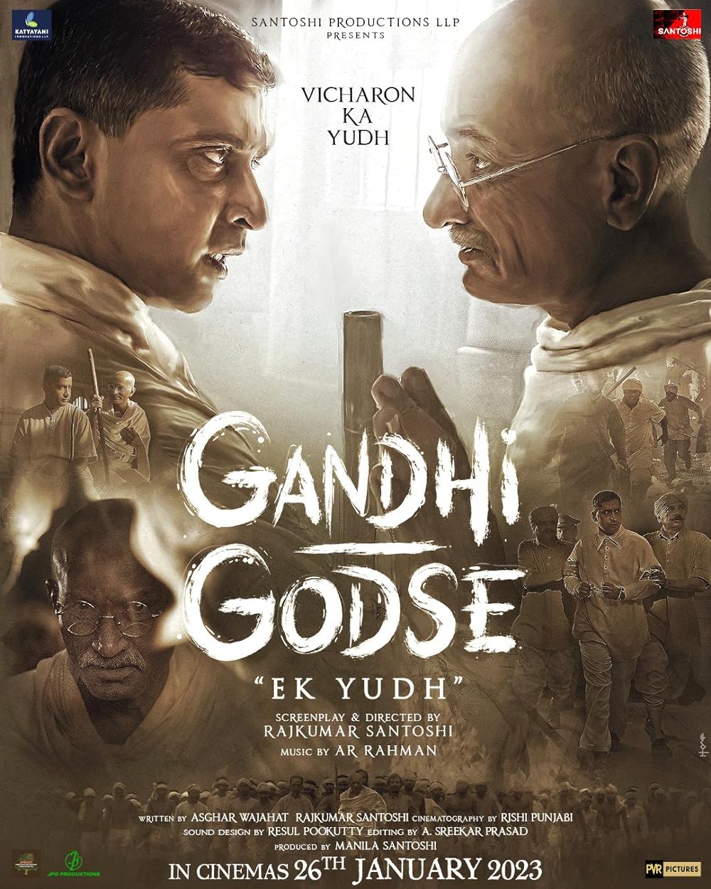 Download Gandhi Godse Ek Yudh (2023) Hindi Movie CAMRiP || 480p [450MB] || 720p [1GB] || 1080p [2GB]