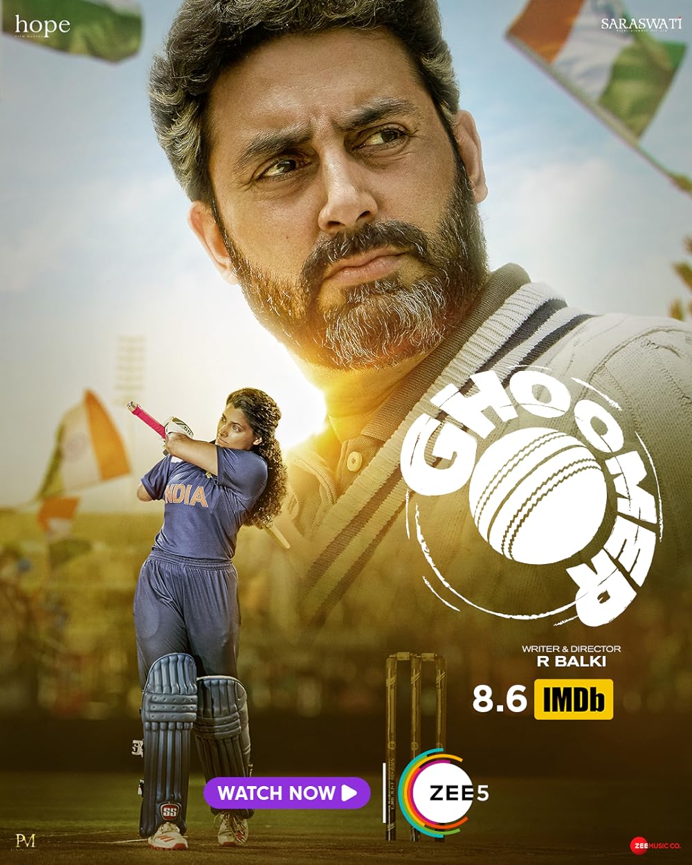 Download Ghoomer (2023) Hindi Movie HQ S-Print || 480p [400MB] || 720p [1GB] || 1080p [2.2GB]