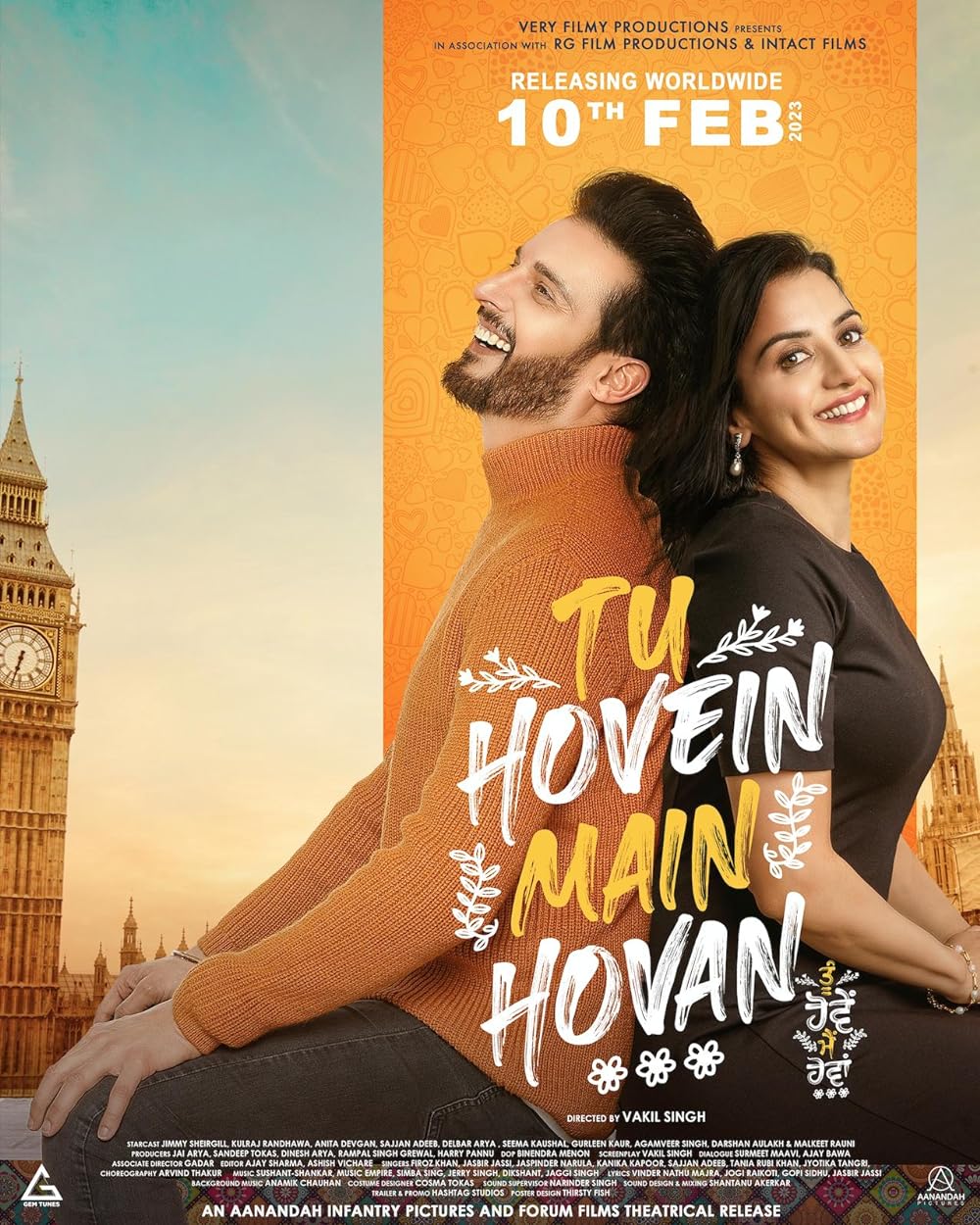 Download Tu Hovein Main Hovan (2022) Punjabi Movie CAMRiP  720p [1GB]