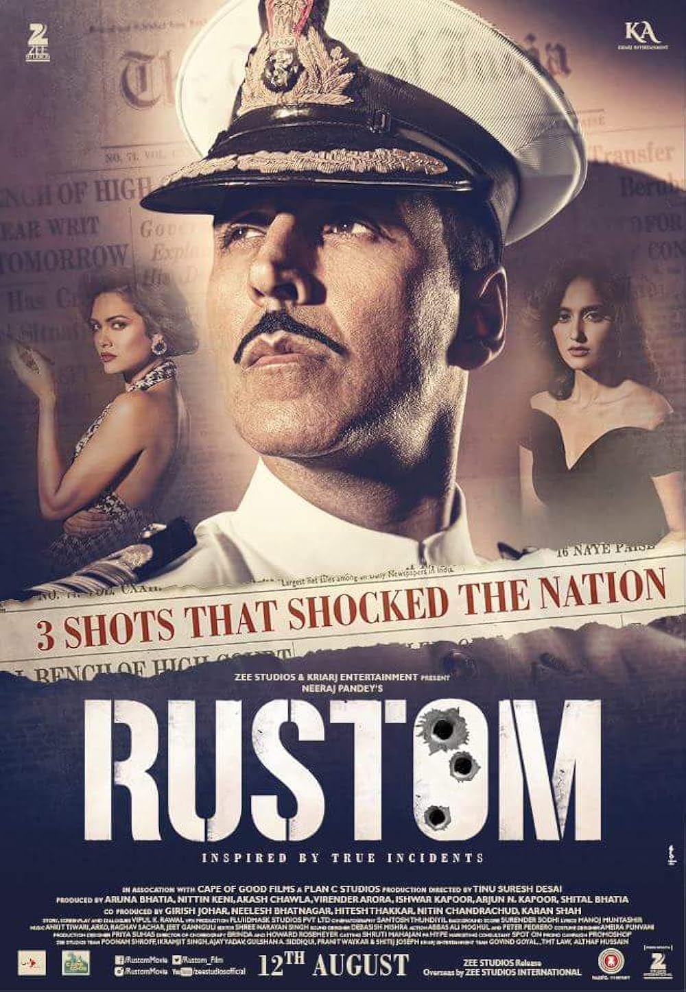 Download Rustom (2016) Hindi Movie Bluray || 720p [1.1GB]