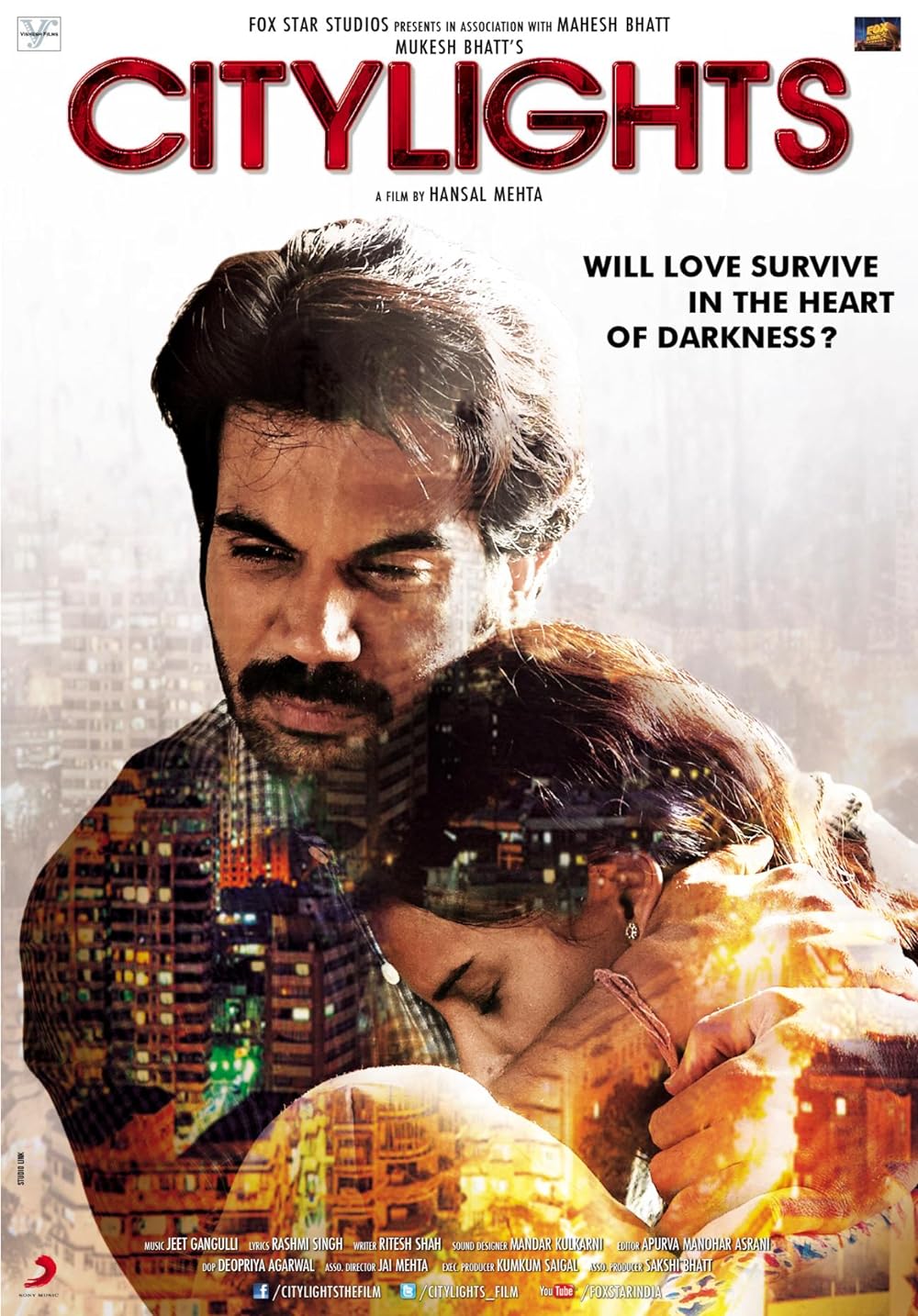 Download CityLights (2014) Hindi Movie Bluray 480p [400MB] || 720p [1.1GB]