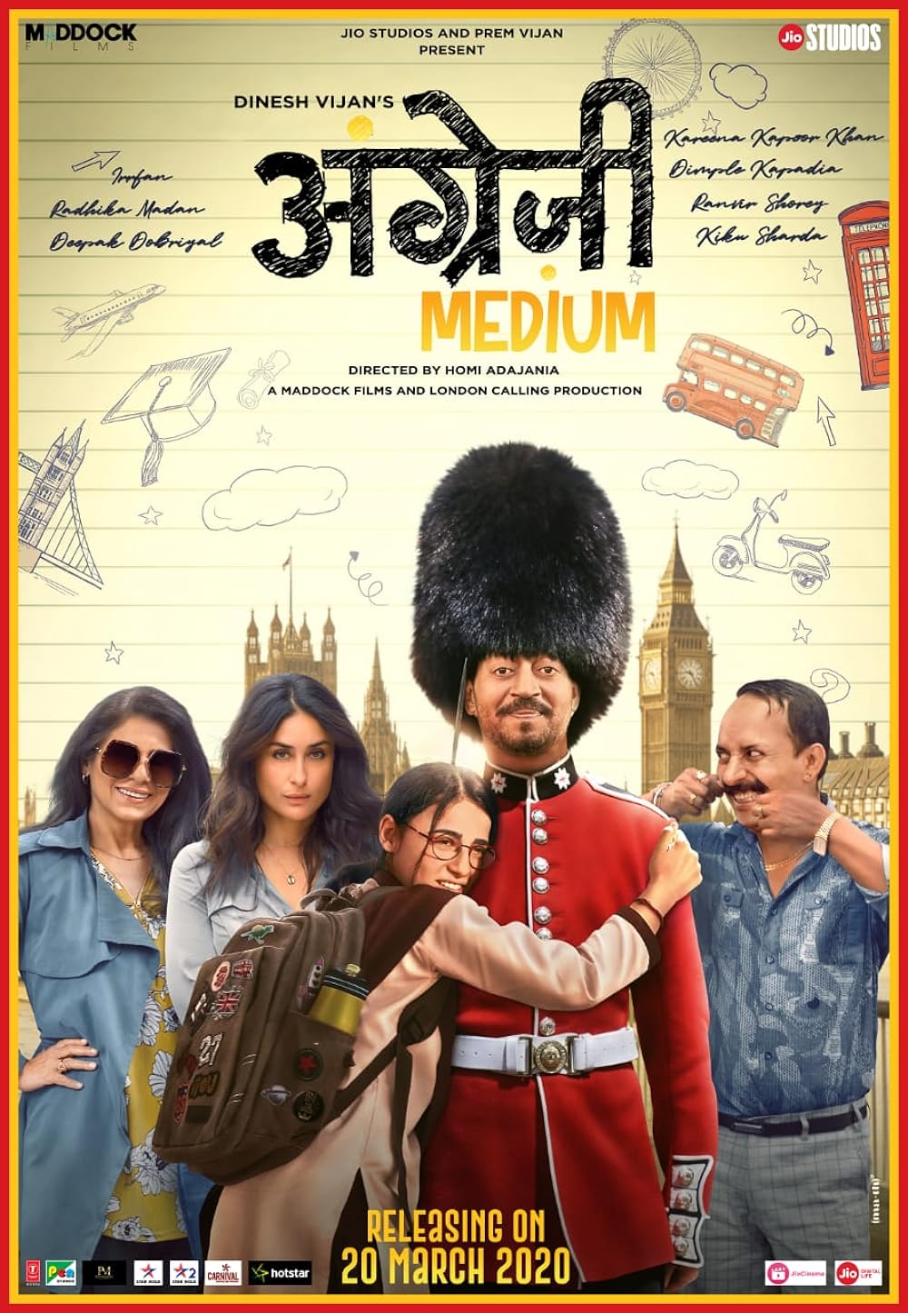 Download Angreji Medium (2020) Hindi Movie WEB-DL 480p [400MB] || 720p [1GB] || 1080p [2GB]
