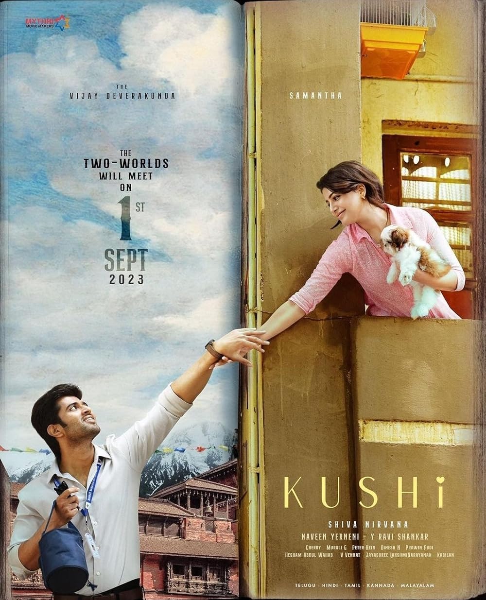 Download Kushi (2023) (Hindi{ORG DUB}-Telugu) Movie WEB-DL || 480p [700MB] || 720p [1.4GB] || 1080p [3GB]