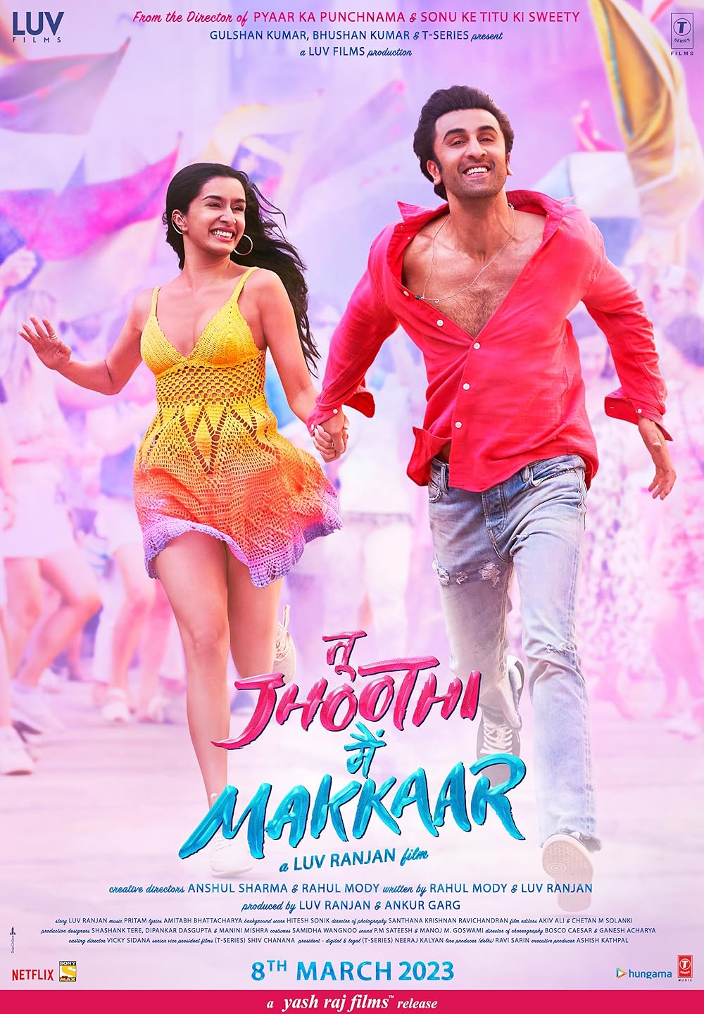 Download Tu Jhoothi Main Makkaar (2023) Hindi Movie WEB-DL || 480p [500MB] || 720p [1.2GB]  || 1080p [3GB]