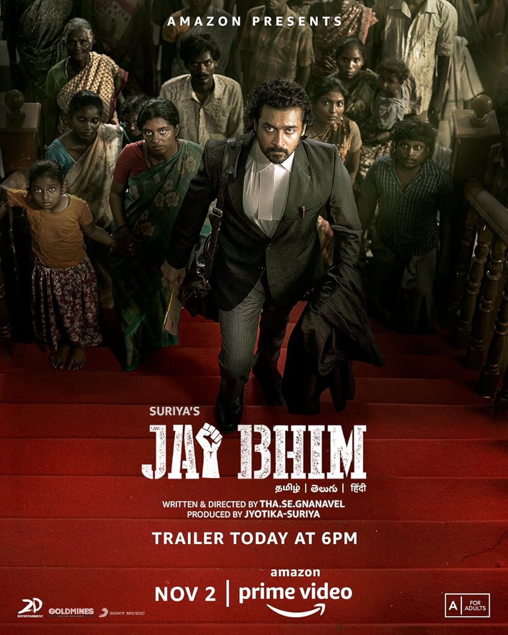 Download Jai Bhim (2021) Hindi Movie Web – DL || 480p [450MB] || 720p [1.2GB]  || 1080p [3.2GB]