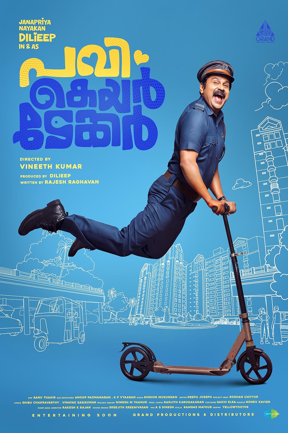 Download Pavi Caretaker (2024) Malayalam Movie CAMRiP || 1080p [3.2GB]