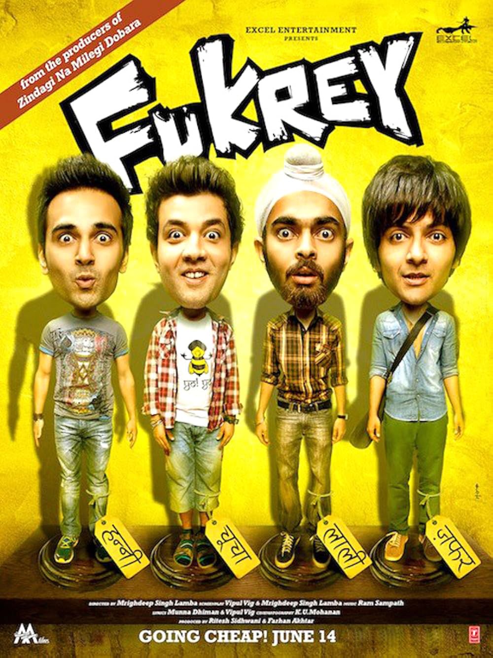 Download Fukrey (2013) Hindi Movie Bluray || 720p [1.2GB] || 1080p [2.2GB]