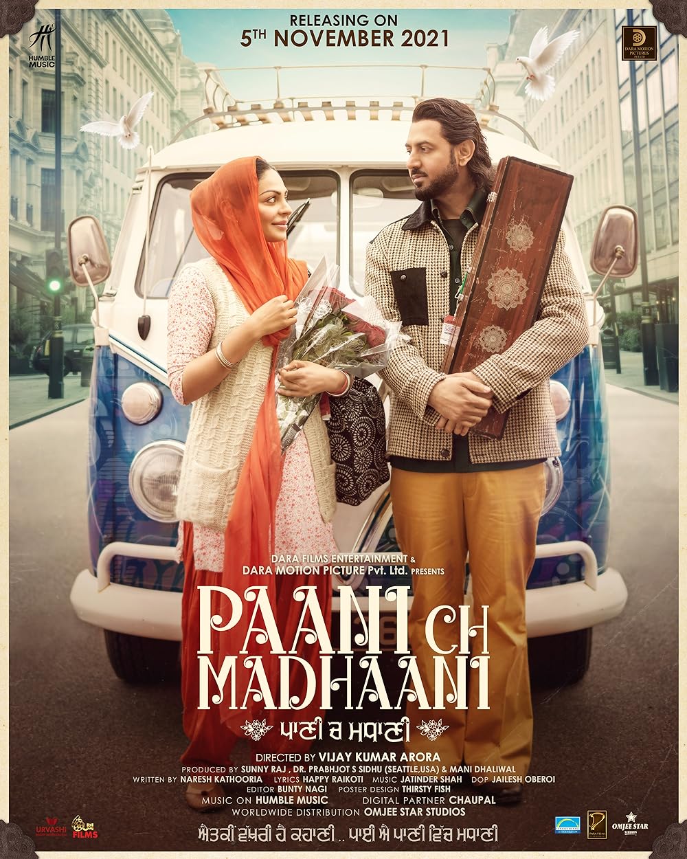 Download Paani Ch Madhaani (2021) Hindi Movie Web – DL || 480p [400MB] || 720p [1GB] || 1080p [2.1GB]
