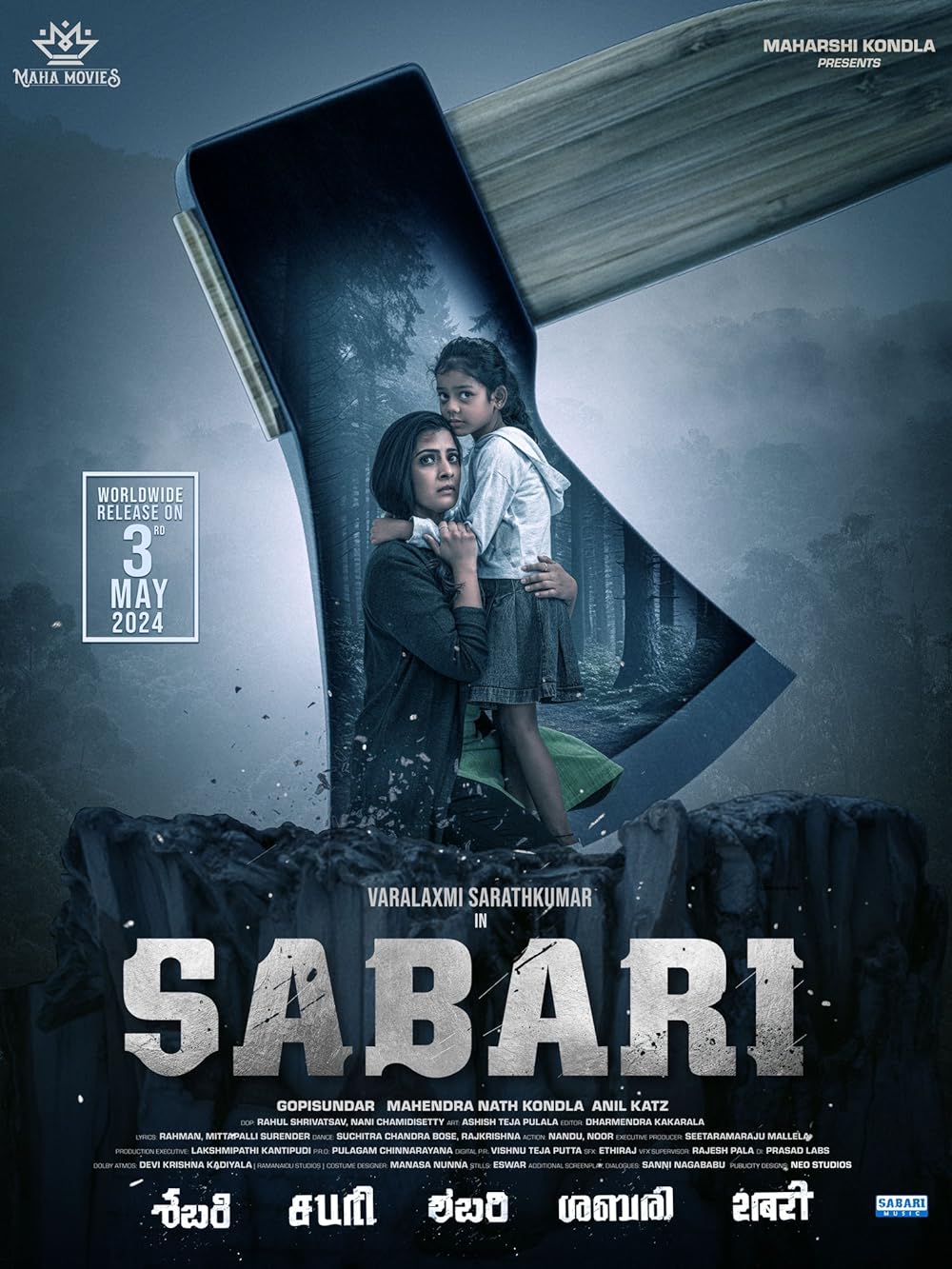 Download Sabari (2024) Telugu Movie CAMRiP || 1080p [2.8GB]