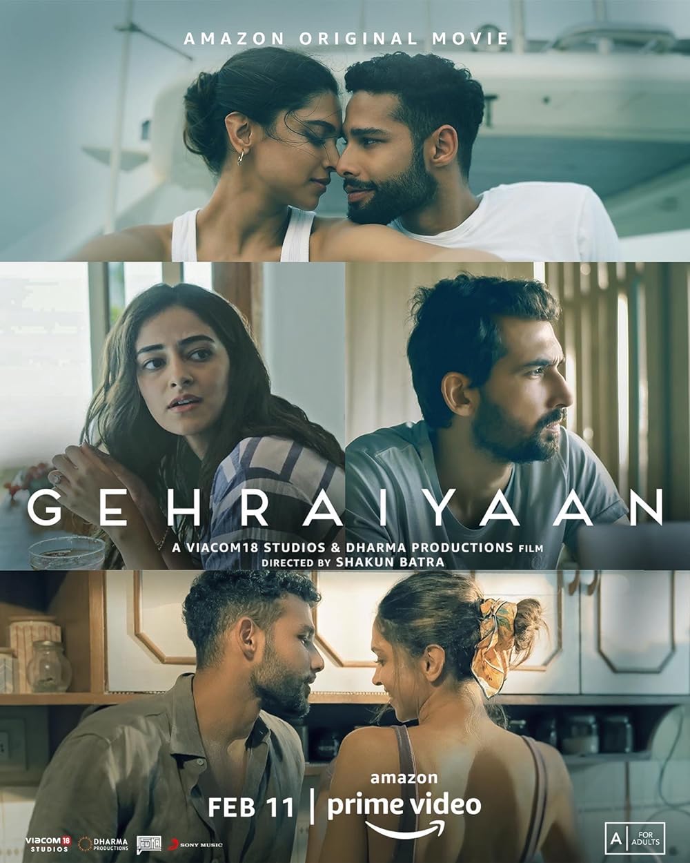 Download Gehraiyaan (2021) Hindi Movie WEB-DL || 480p [400MB] || 720p [1.3GB] || 1080p [2.82GB]