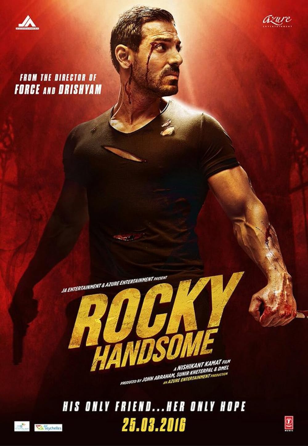 Download Rocky Handsome (2016) Hindi Movie Bluray || 480p [405MB] || 720p [1.2GB]