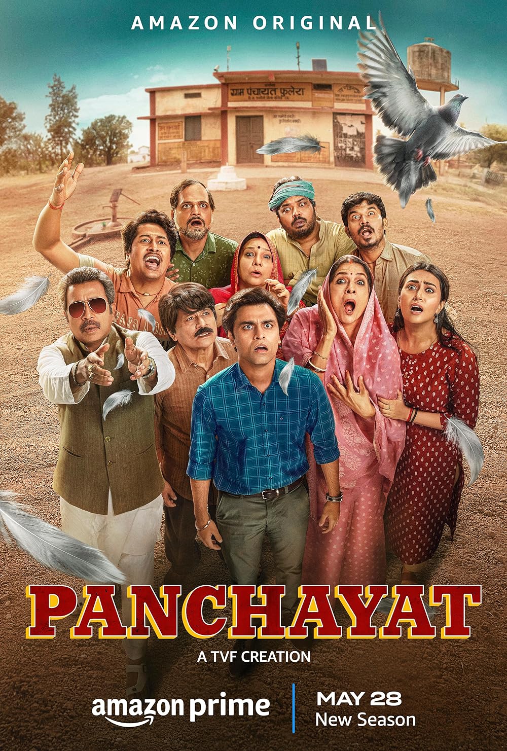 Download Panchayat (2020) (Season 1) Hindi {PrimeVideo Series} All Episodes WEB-DL || 480p [100MB] || 720p [300MB] || 1080p [1.5GB]