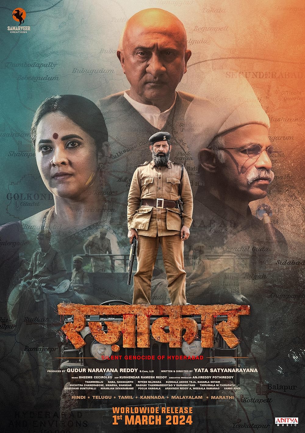 Download Razakar: The Silent Genocide Of Hyderabad (2024) Hindi Movie CAMRiP || 1080p [4GB]