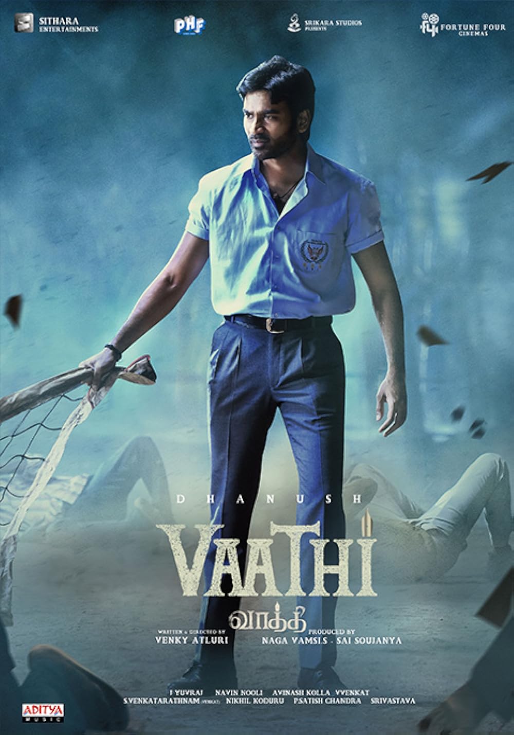 Download Vaathi (2023) Hindi Movie WEB-DL || 480p [400MB] || 720p [1GB]  || 1080p [2.5GB]