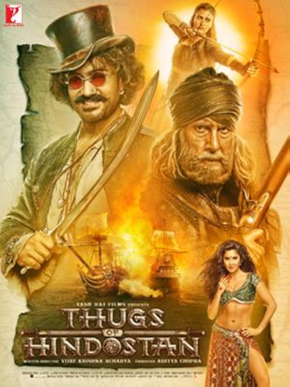Download Thugs Of Hindostan (2018) Hindi Movie WEB – DL || 480p [500MB] || 720p [1.3GB] || 1080p [3.1GB]