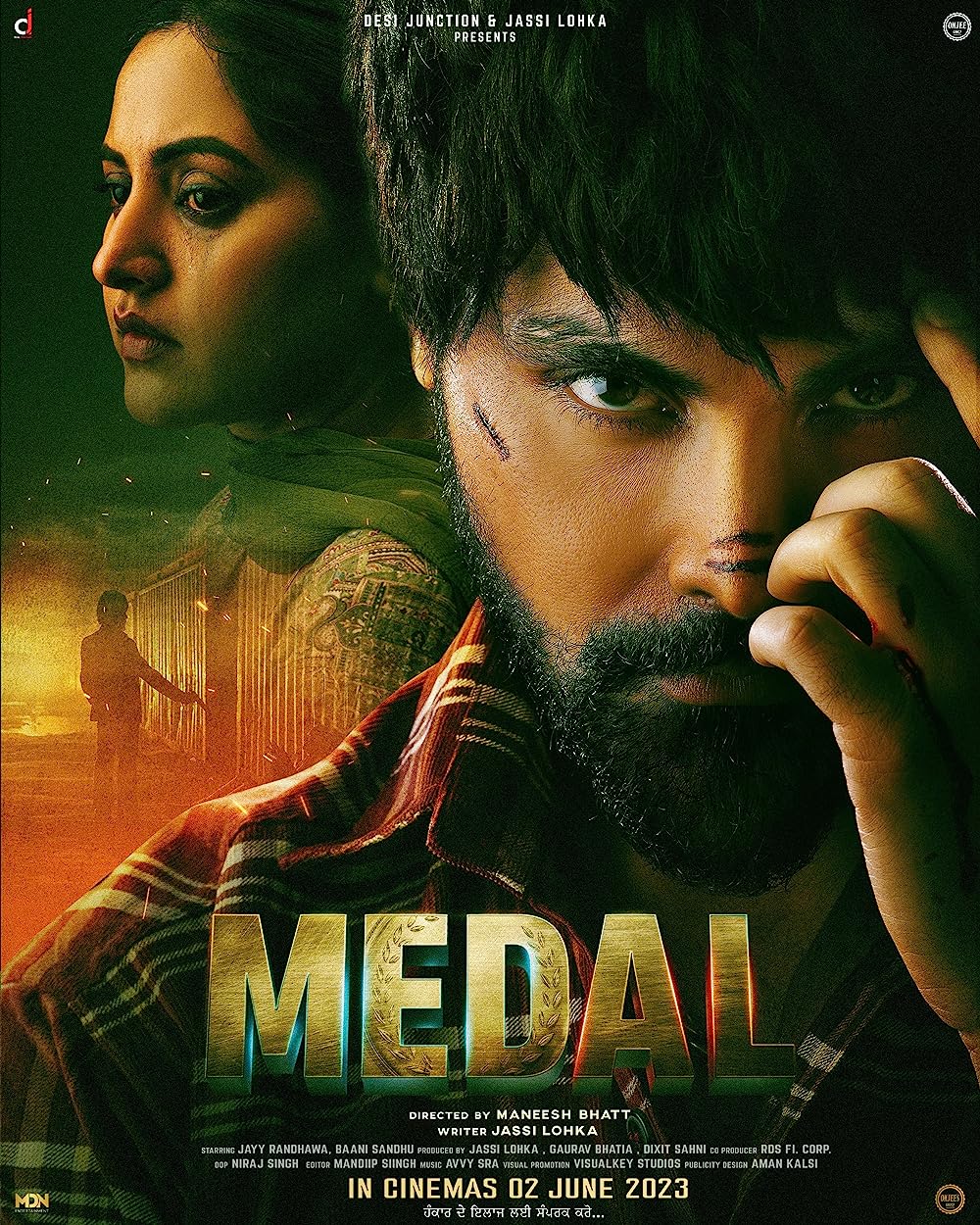 Download Medal (2023) Punjabi Movie HQ S-Print || 480p [400MB] || 720p [1GB] || 1080p [2.3GB]