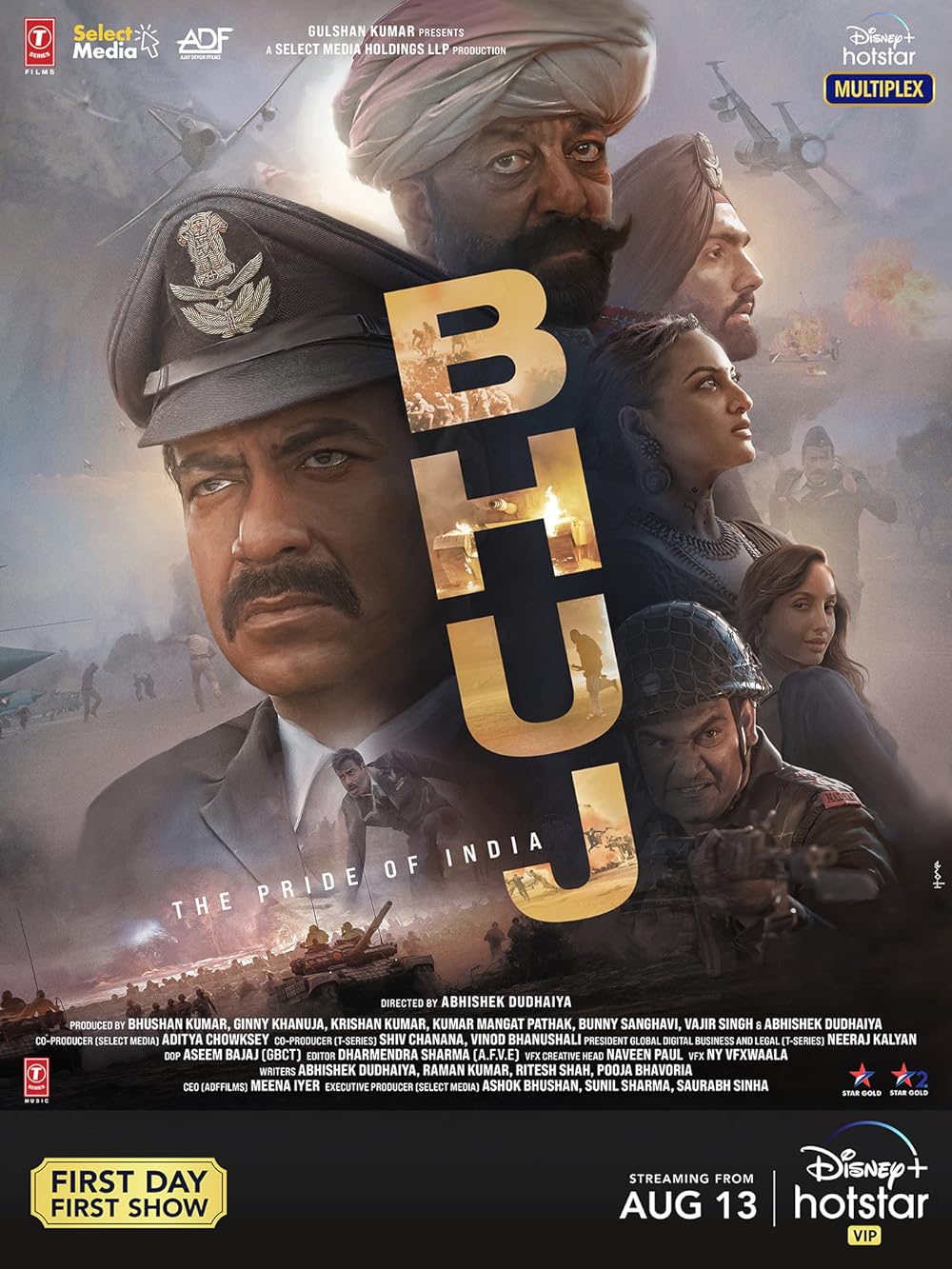 Download Bhuj: The Pride Of India (2021) Hindi Hotstar Movie Web – DL || 480p [350MB] || 720p [1GB] || 1080p [3GB]