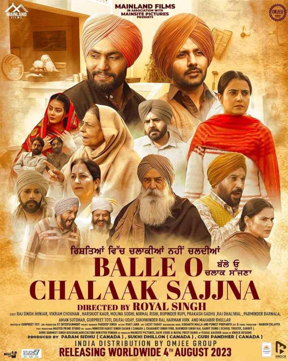 Download Balle O Chalaak Sajjna (2023) Punjabi Movie PreDvD Rip || 480p [400MB] || 720p [1GB] || 1080p [2.2GB]