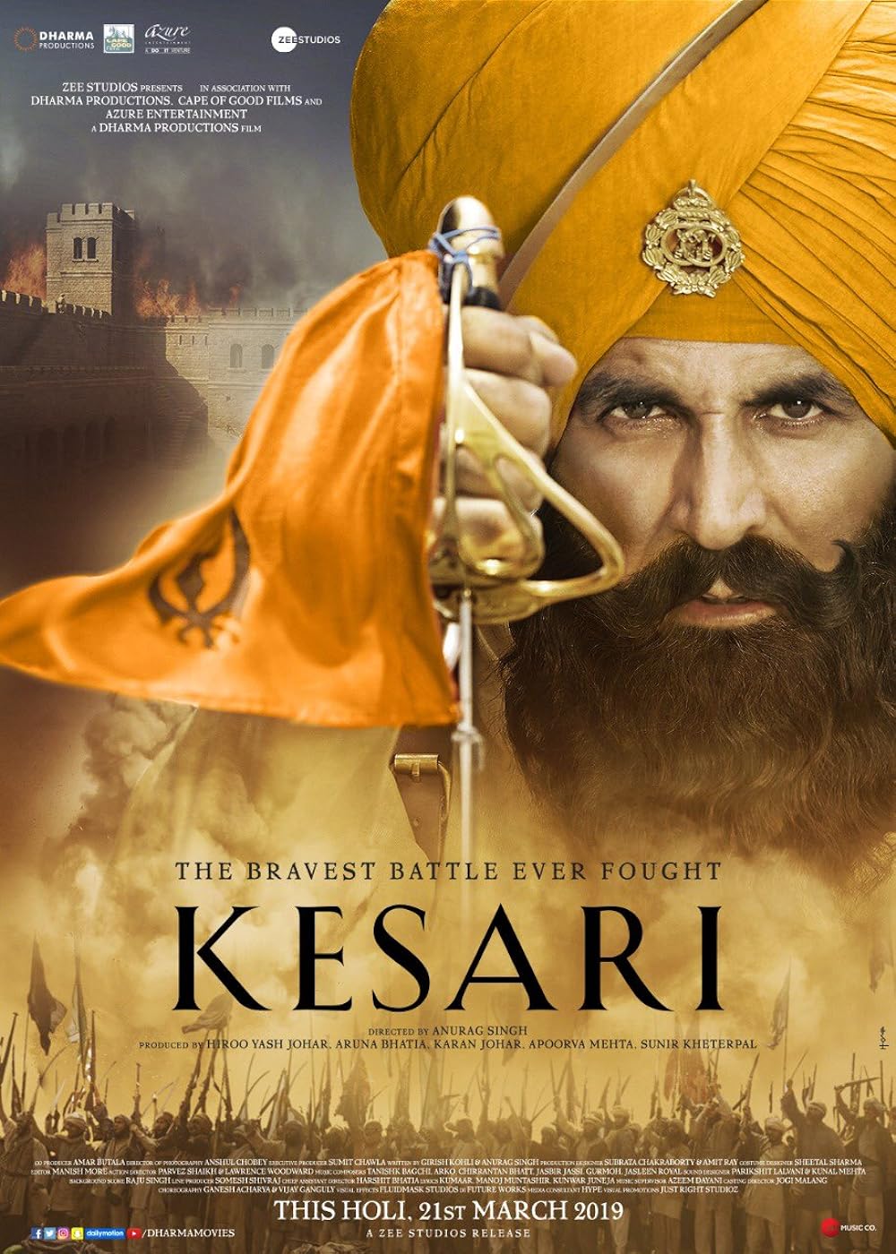 Download Kesari (2019) Hindi Movie Bluray Print 480p [500MB] || 720p [1.3GB] || 1080p [2GB]