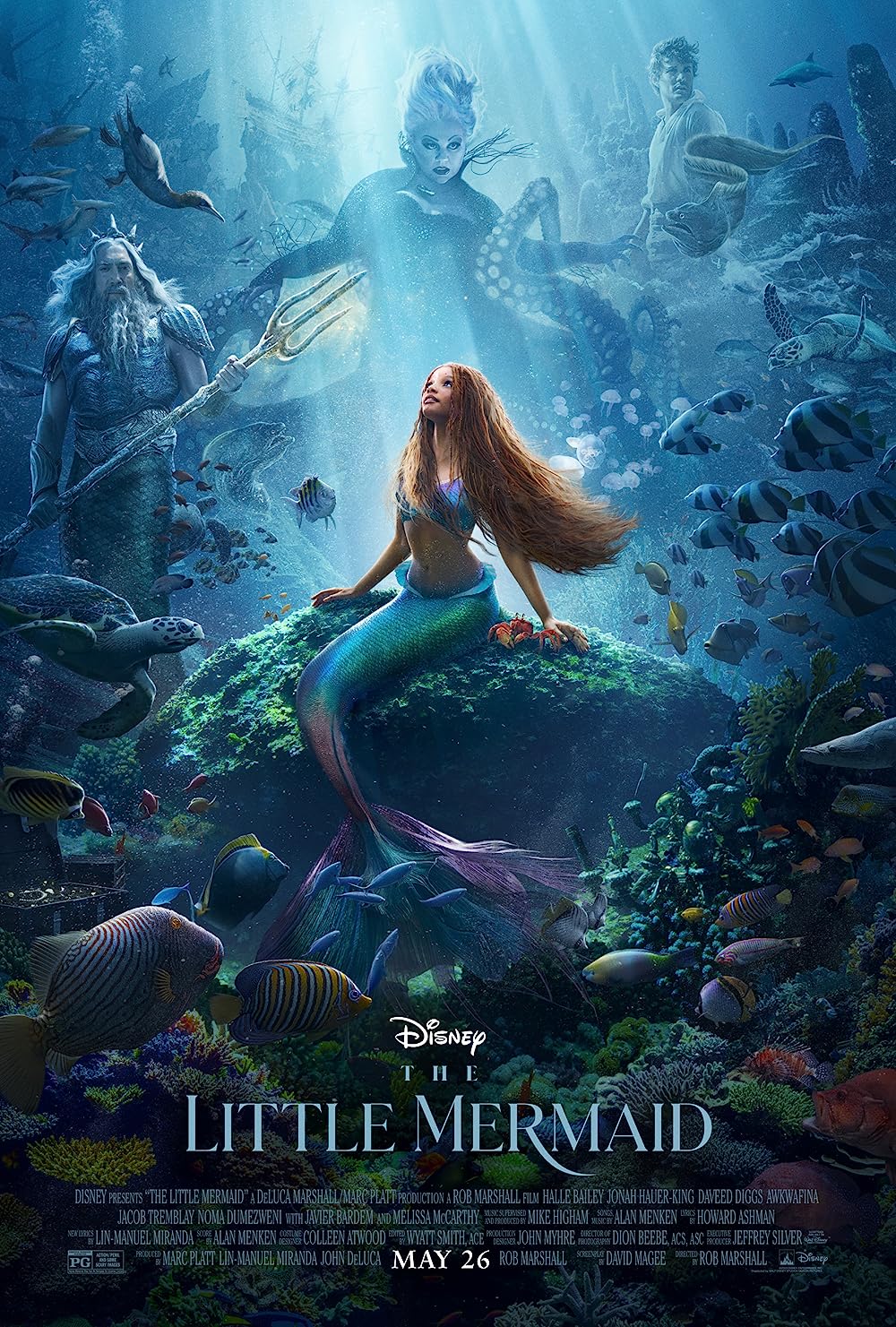 Download The Little Mermaid (2023) (Hindi (HQ Dub) – English) Movie HDTS || 480p [400MB] || 720p [1GB]  || 1080p [2.2GB]
