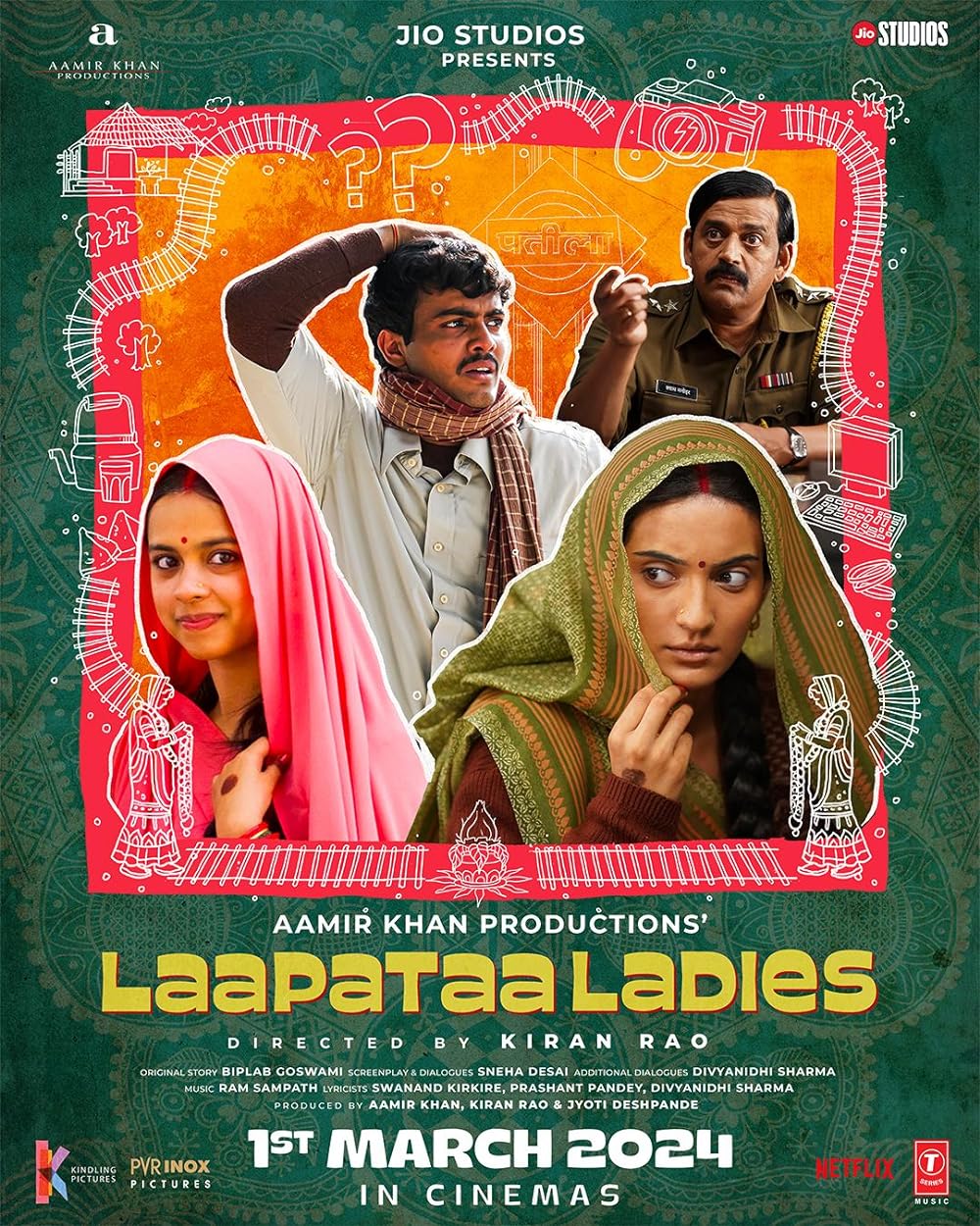 Download Laapataa Ladies (2024) Hindi Movie WEB-DL || 480p [400MB] || 720p [1.1GB] || 1080p [2.4GB]