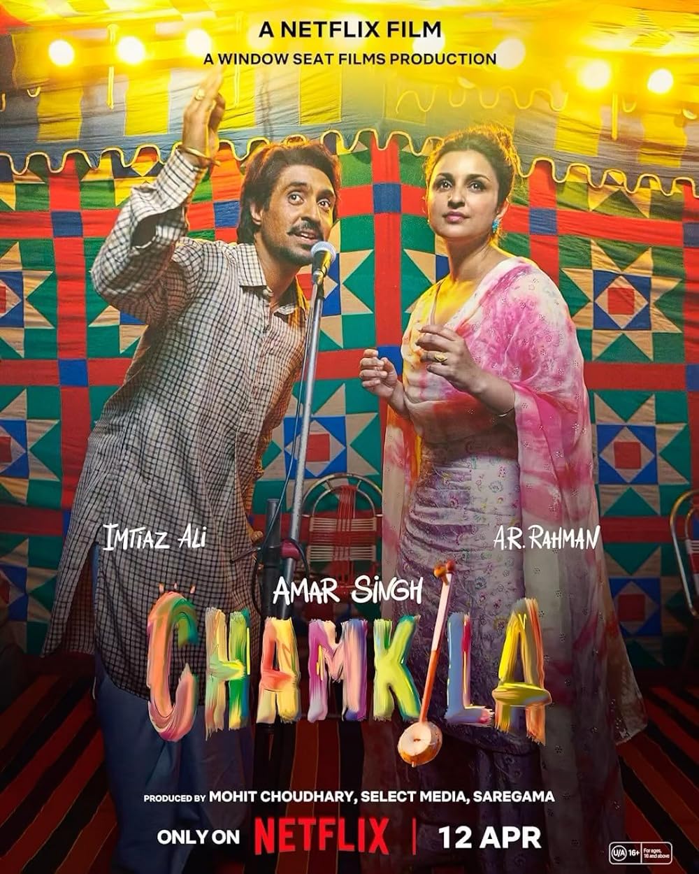 Download Amar Singh Chamkila (2024) Hindi Movie WEB-DL || 480p [400MB] || 720p [1.2GB] || 1080p [3.5GB]