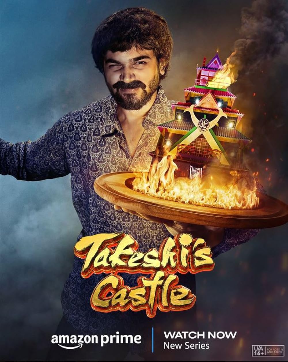 Download Takeshis Castle India (Season 1) Hindi (Amazon Prime Series) WEB-DL || 480p [1.5GB] || 720p [3.2GB]  || 1080p [6.1GB]