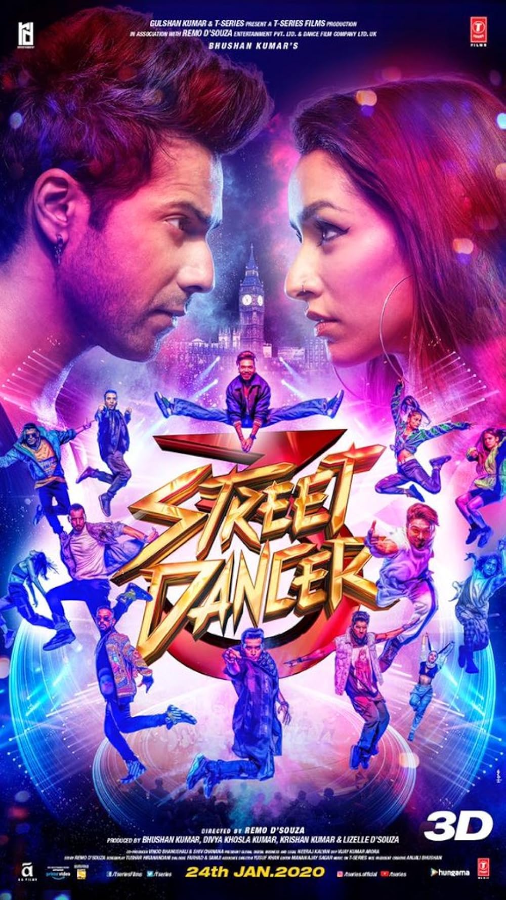 Download Street Dancer (2020) Hindi Movie AMZN WEB-DL Print || 720p [1.5GB] || 1080p [2.5GB]