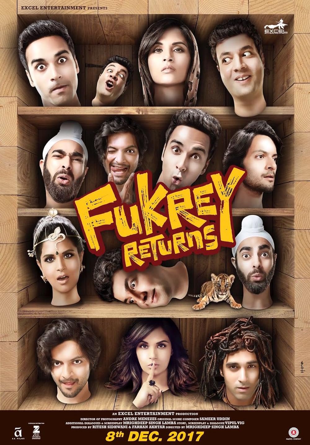Download Fukrey Returns (2017) Hindi Movie Bluray || 720p [1.4GB] || 1080p [1.8GB]