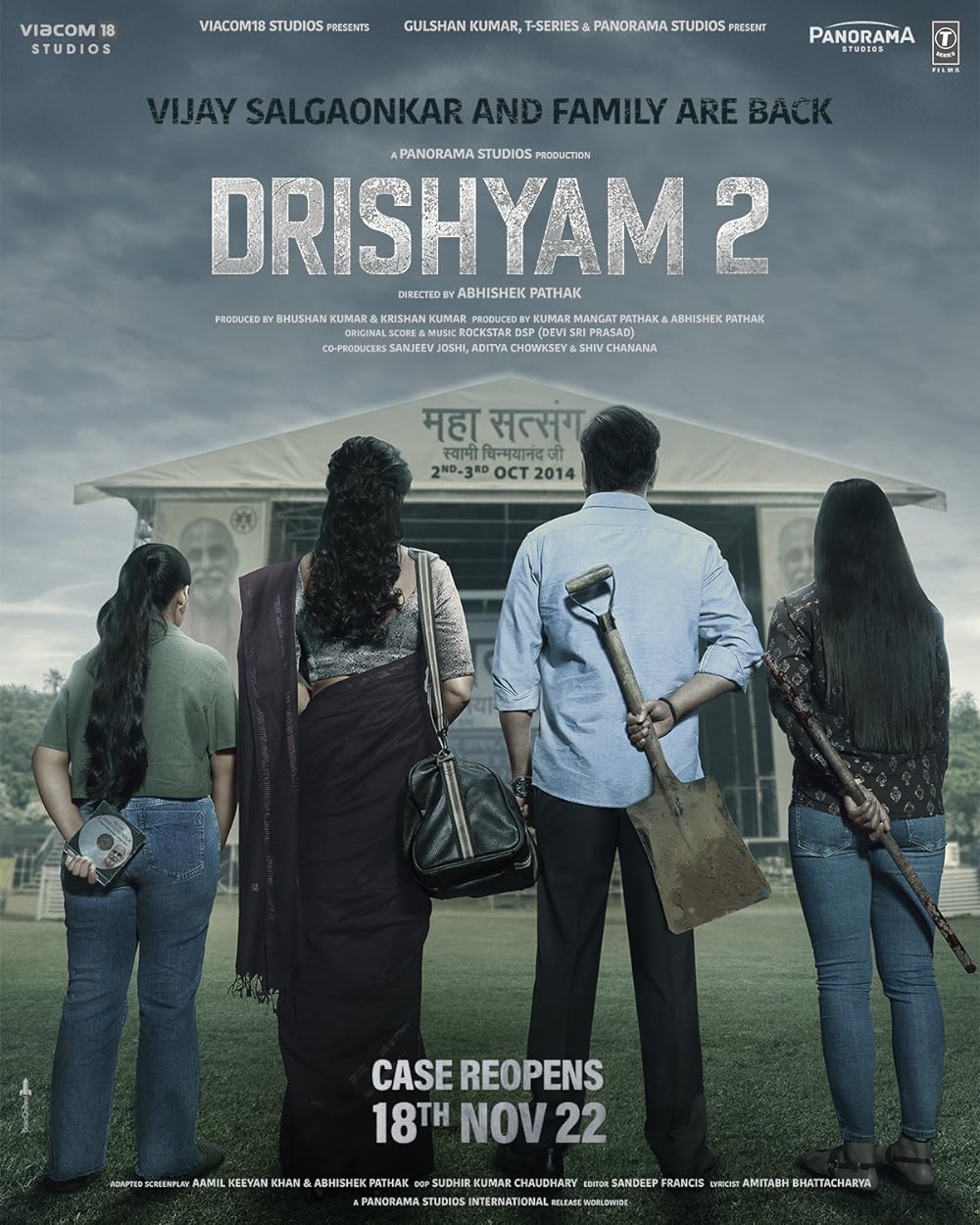 Download Drishyam 2 (2022) Hindi Movie WEB-DL || 480p [400MB] || 720p [750MB] || 1080p [2.8GB]