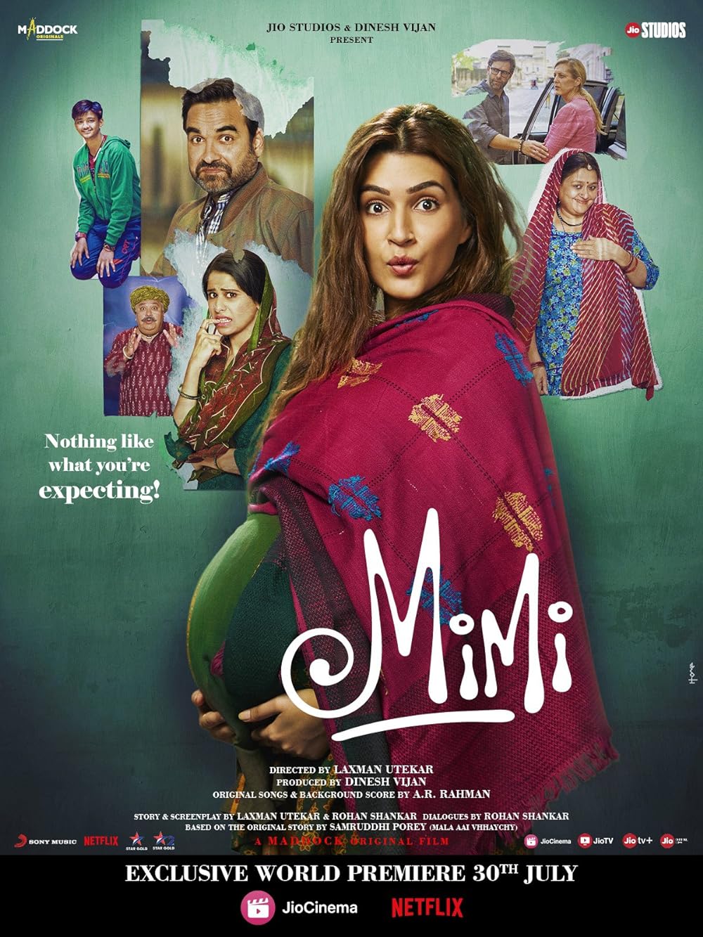 Download Mimi (2021) Hindi Movie Web – DL || 480p [400MB] || 720p [900MB] || 1080p [1.9GB]
